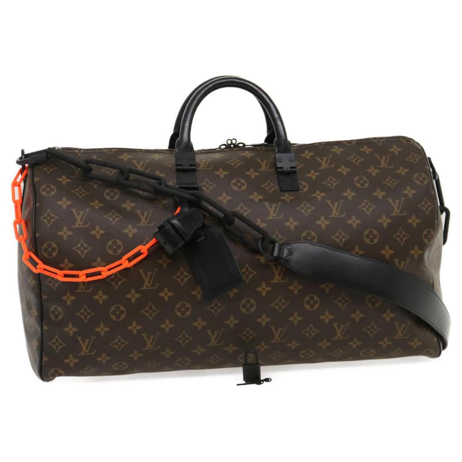 Louis Vuitton Monogram Keepall 50 Duffle Business Bag/Strap