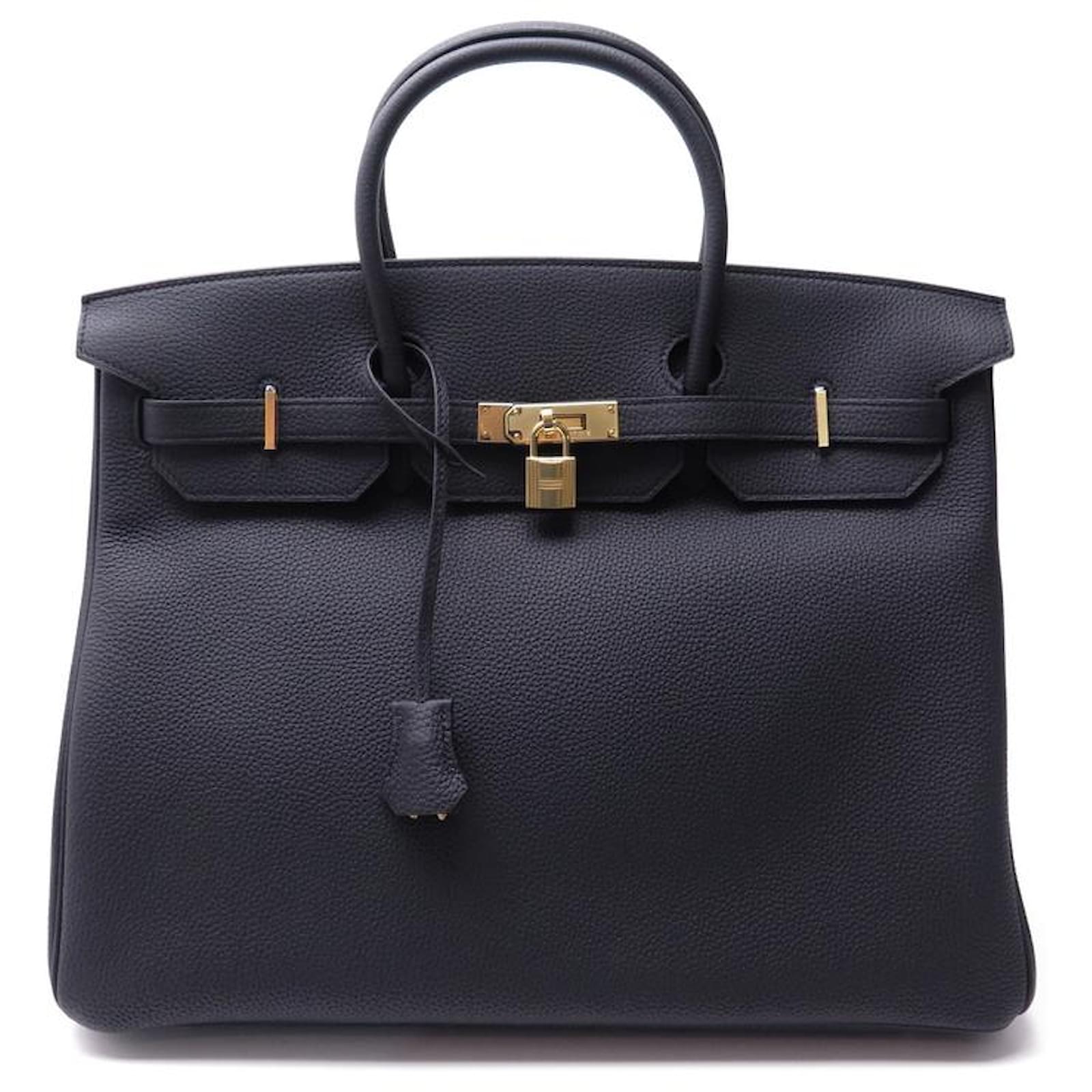 Hermès NEW HERMES BIRKIN HANDBAG 40 black Togo leather 2020 GOLD BAG ...