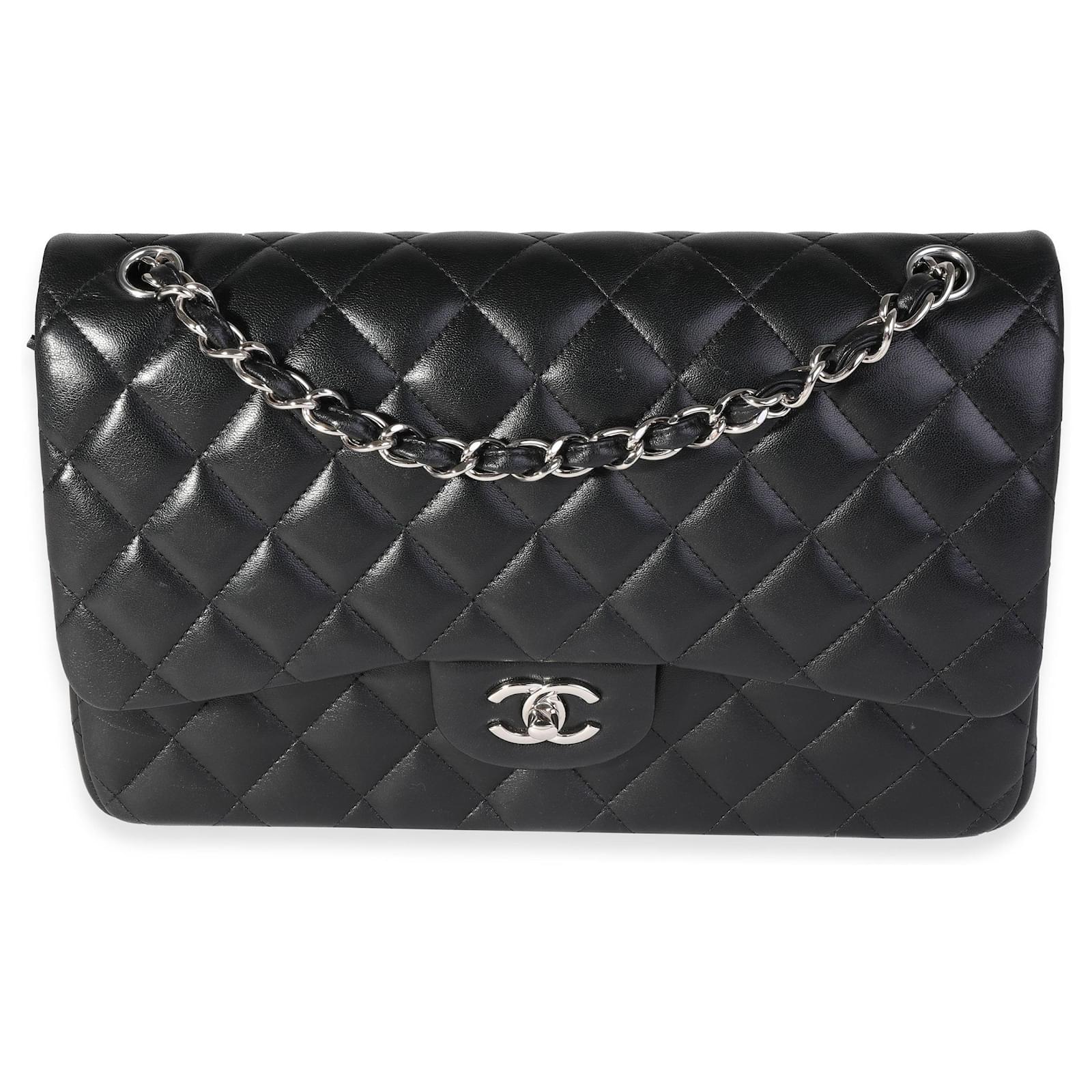 chanel classic flap white