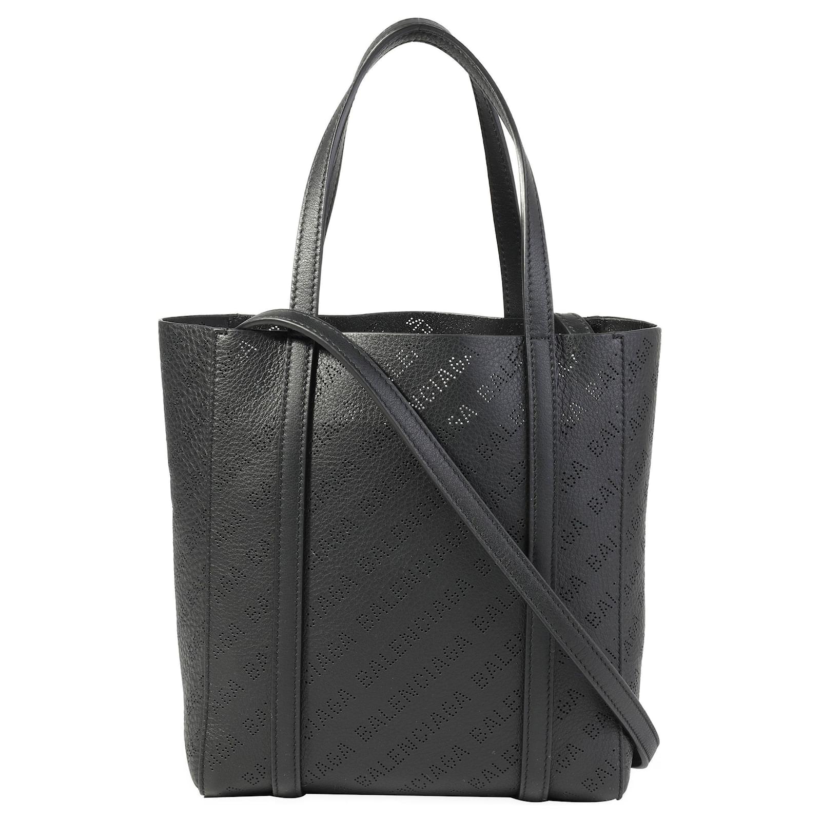 Balenciaga Xxs Every Day Leather Tote Bag - Black