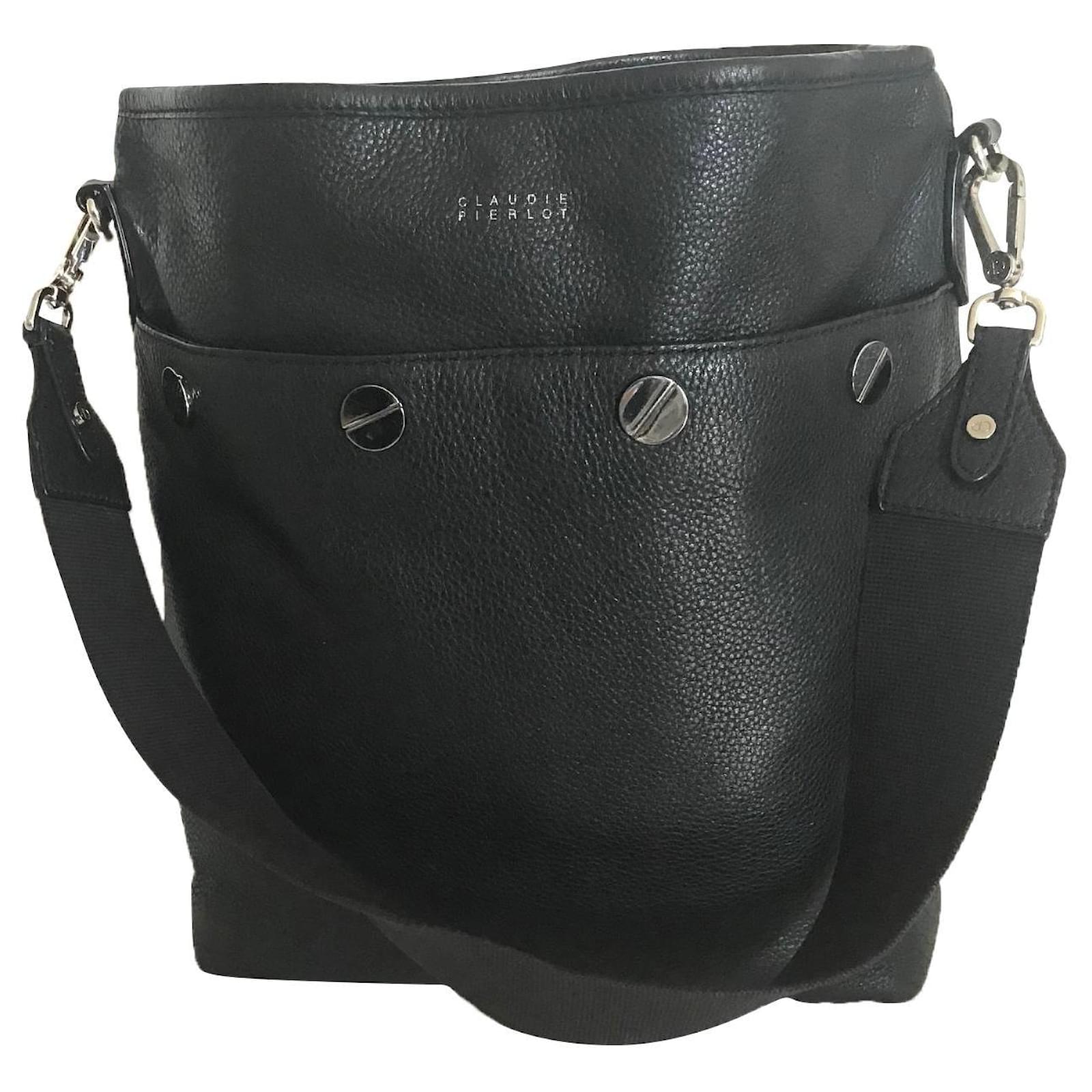 Claudie Pierlot Handbags Black Leather ref.637353 Joli Closet