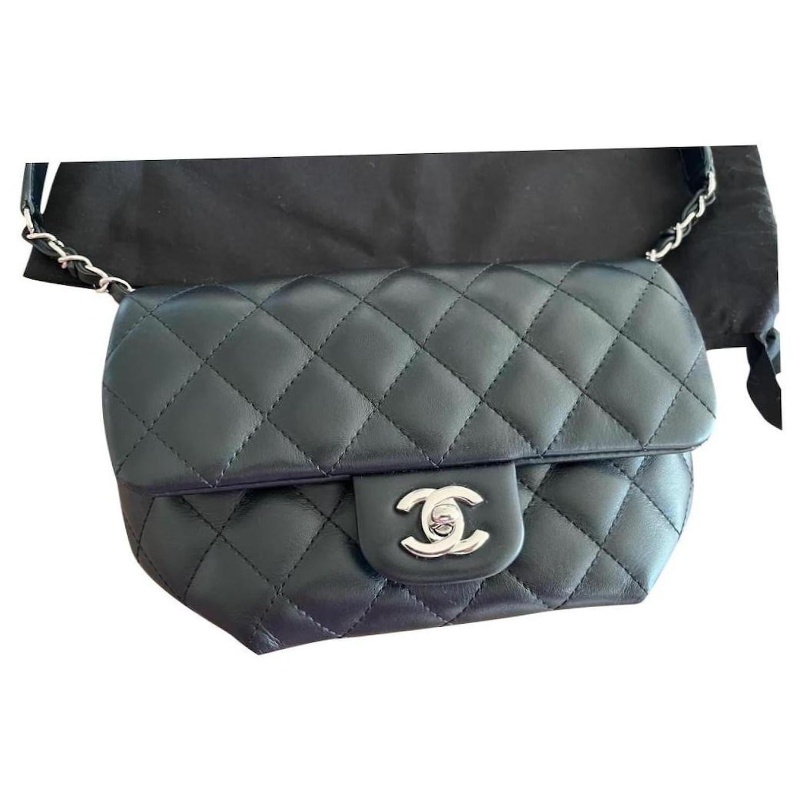 CHANEL Caviar Leather Exterior Clutch Bags & Handbags for Women