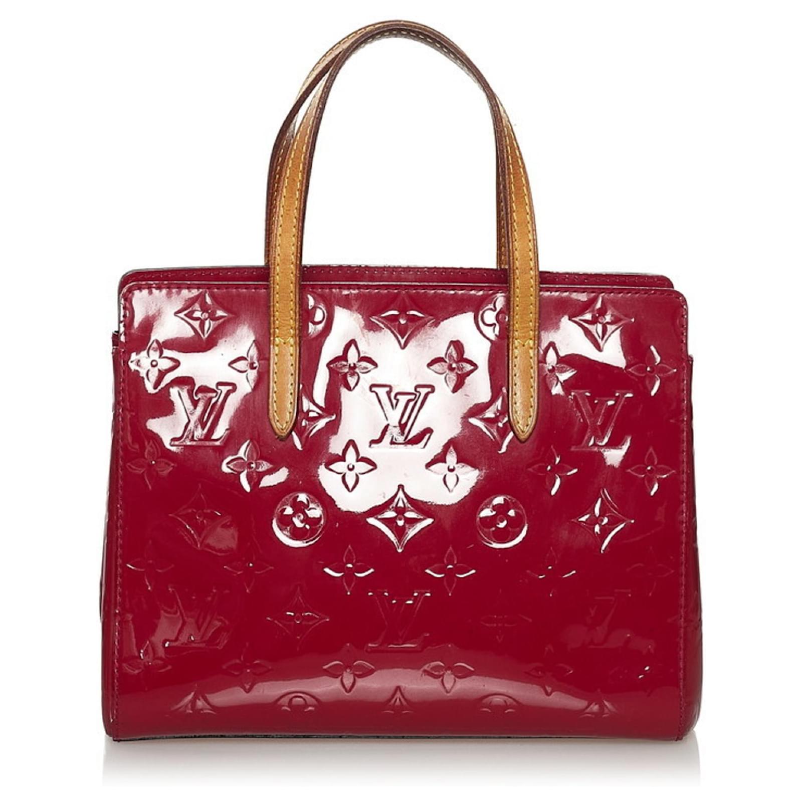 louis vuitton leather fabrics pale red