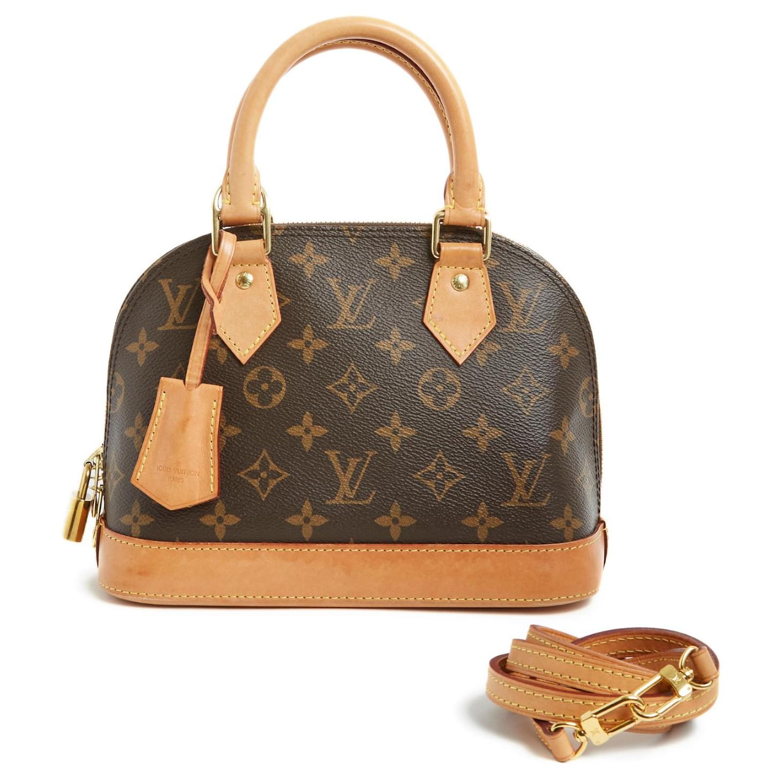Louis Vuitton Alma BB checkerboard strap Brown Cloth ref.972043 - Joli  Closet