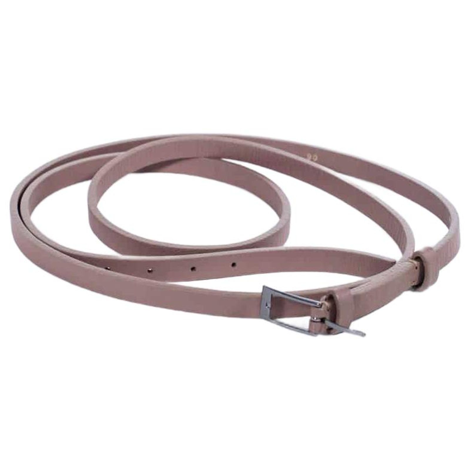 Maison Ullens House Ullens Belt 90 Beige Leather ref 