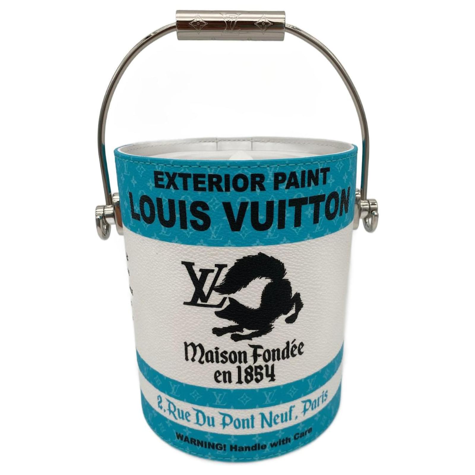 Louis Vuitton Leather Paint Can Bag