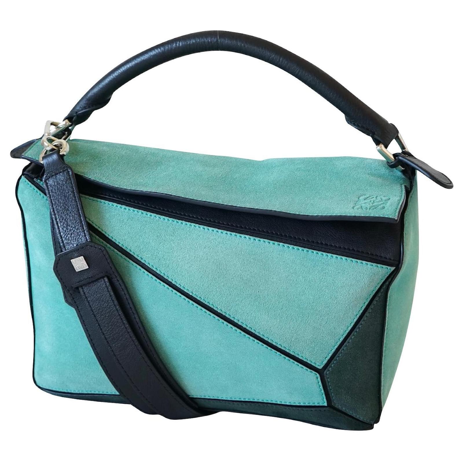 Loewe Small Puzzle Bag in Green