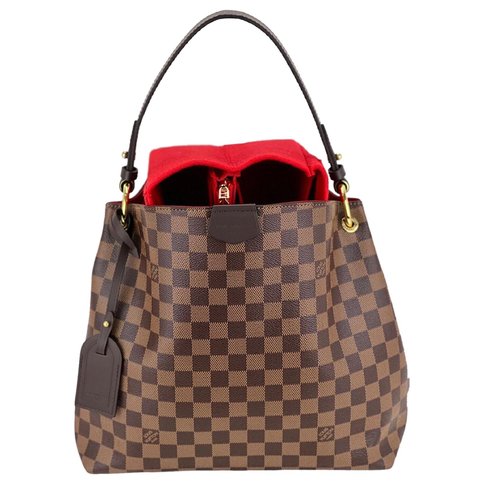 Louis Vuitton Graceful PM Damier Ebene Shoulder Bag