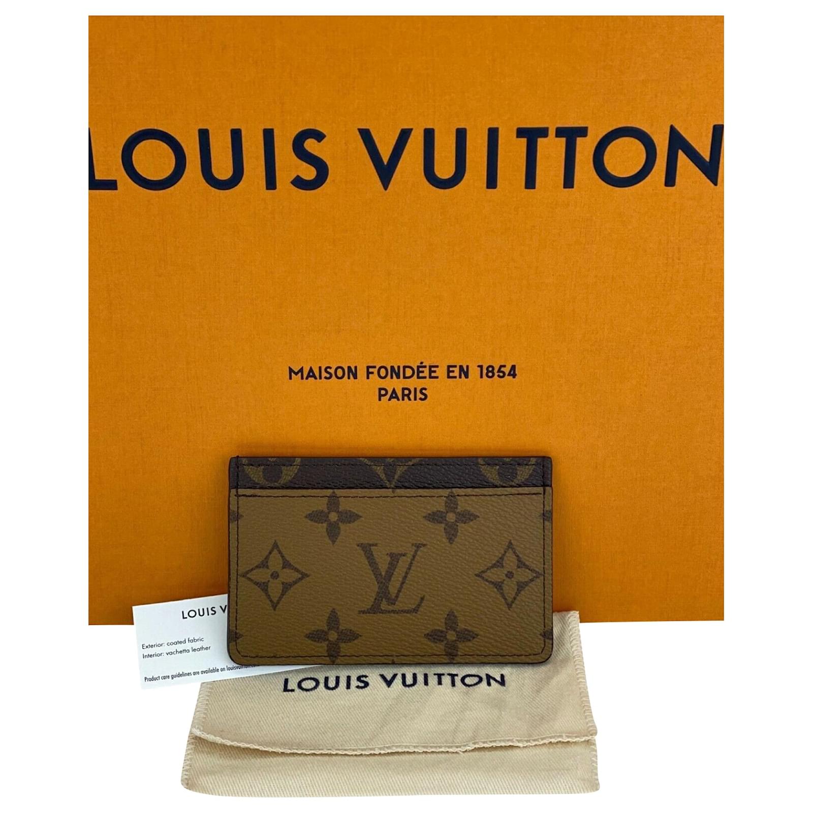 Louis Vuitton Louis Vuitton Wallet Reverse Monogram Card Holder Wallet  M69161 New A1006 Brown Leather ref.641208 - Joli Closet