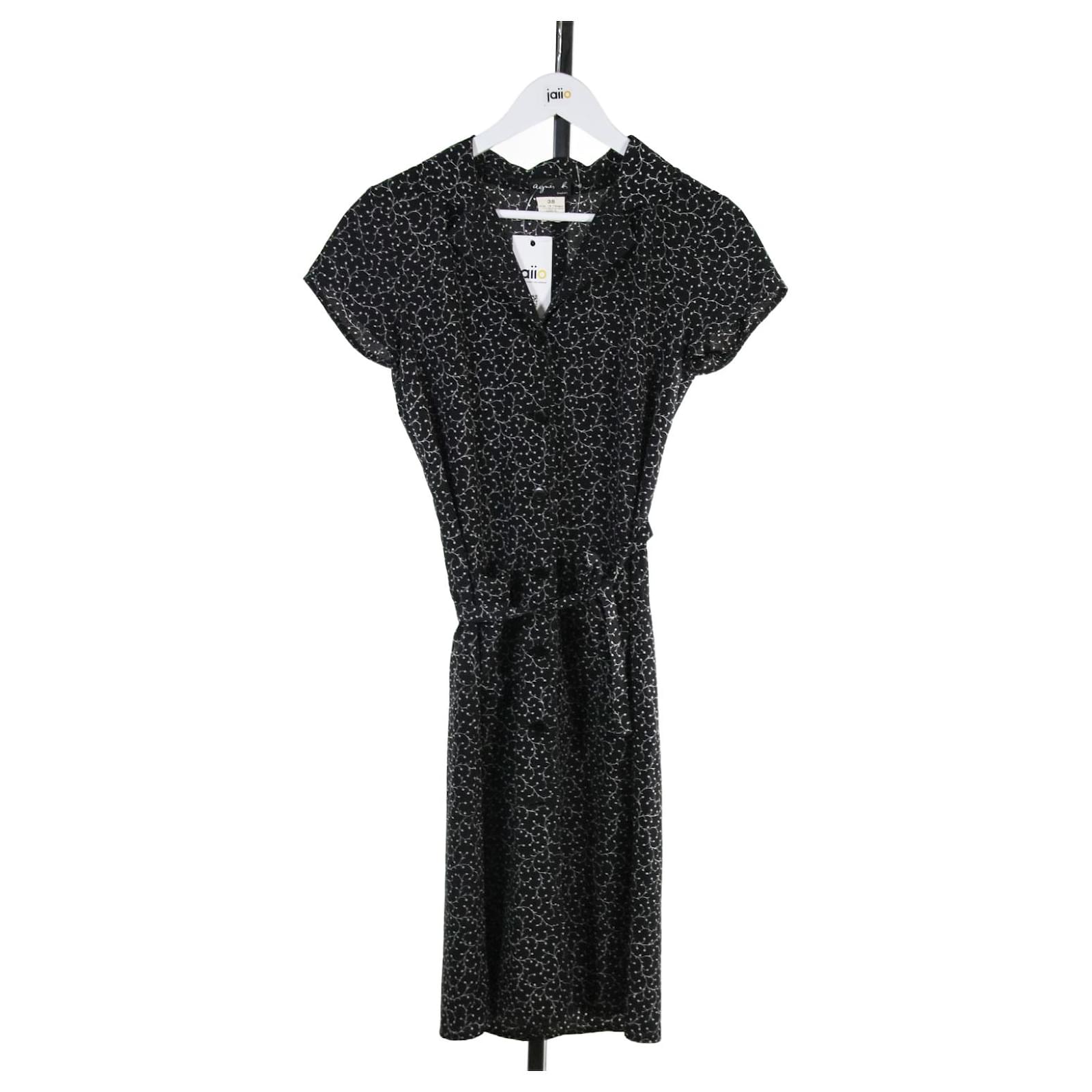 Agnès b. Agnès b dress. 38 Black ref.642248 Joli Closet