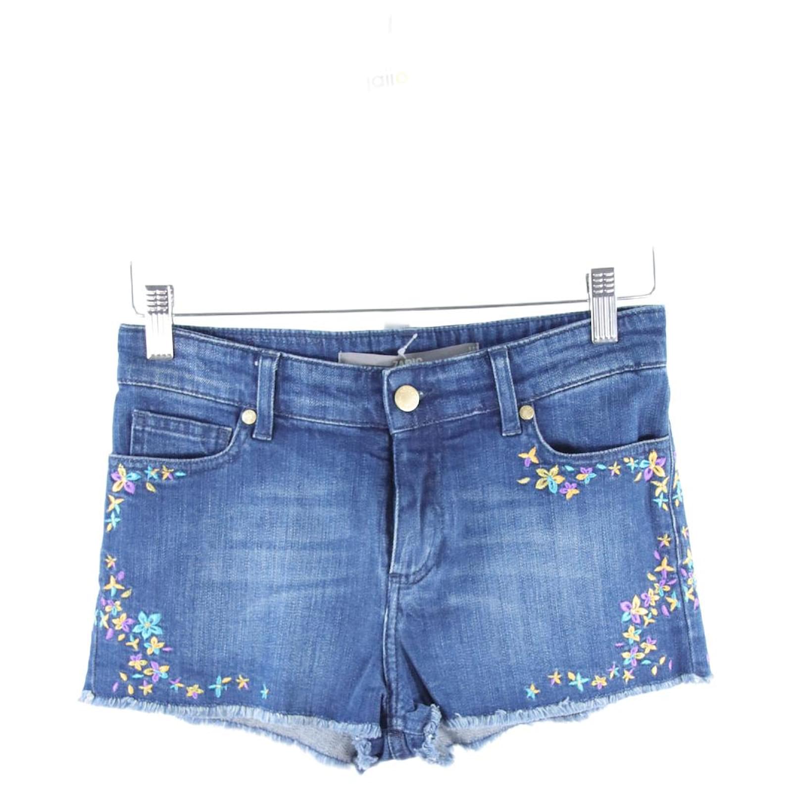 Jupe short en jean avec poches - Bleu - Grandes tailles - Femme - 17.60