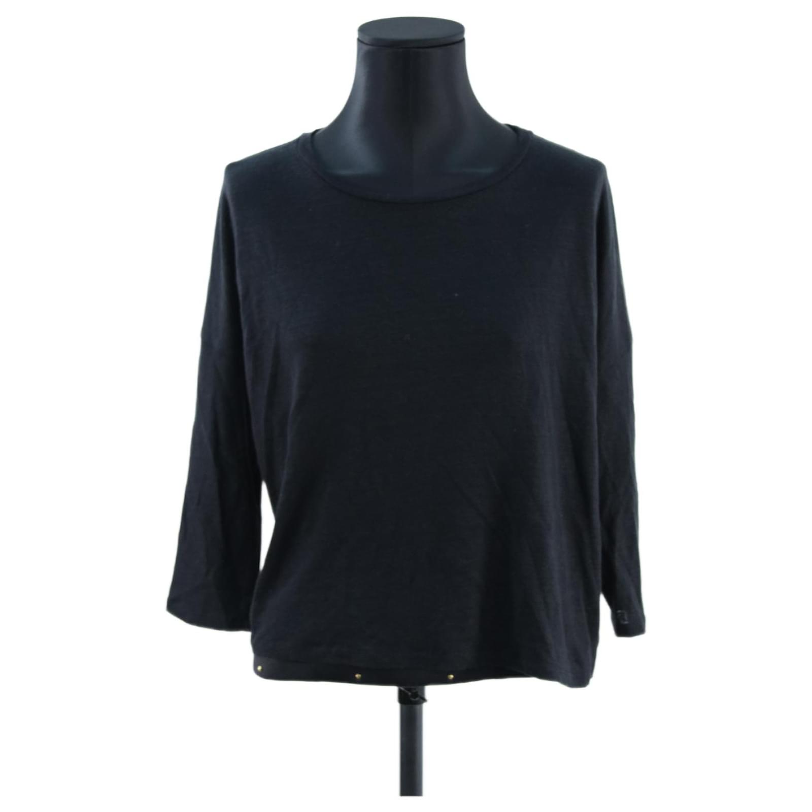 Top Berenice S Black Linen ref.642568 - Joli Closet