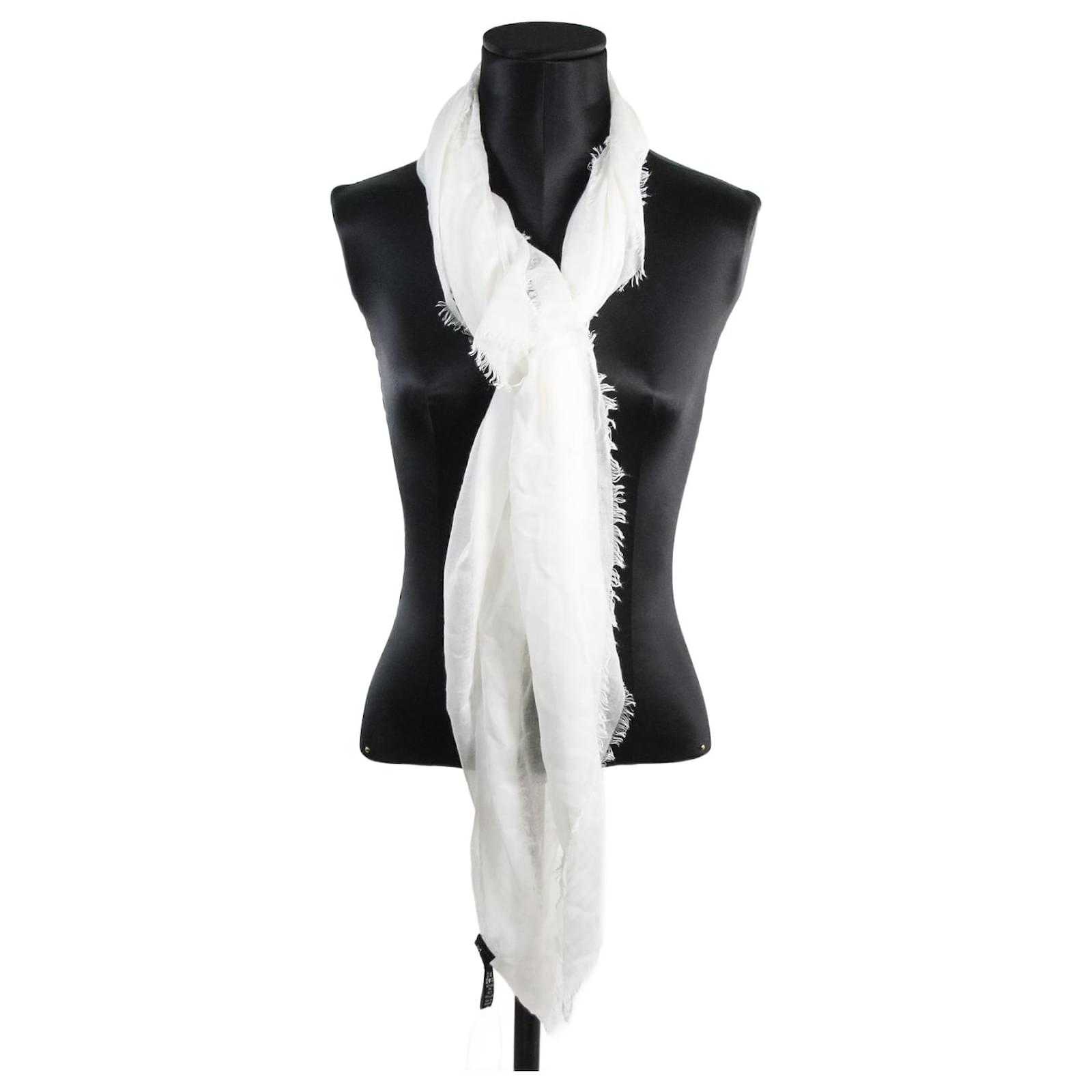 CHANEL 25S SCARF 180 CM IN CASHMERE 942938