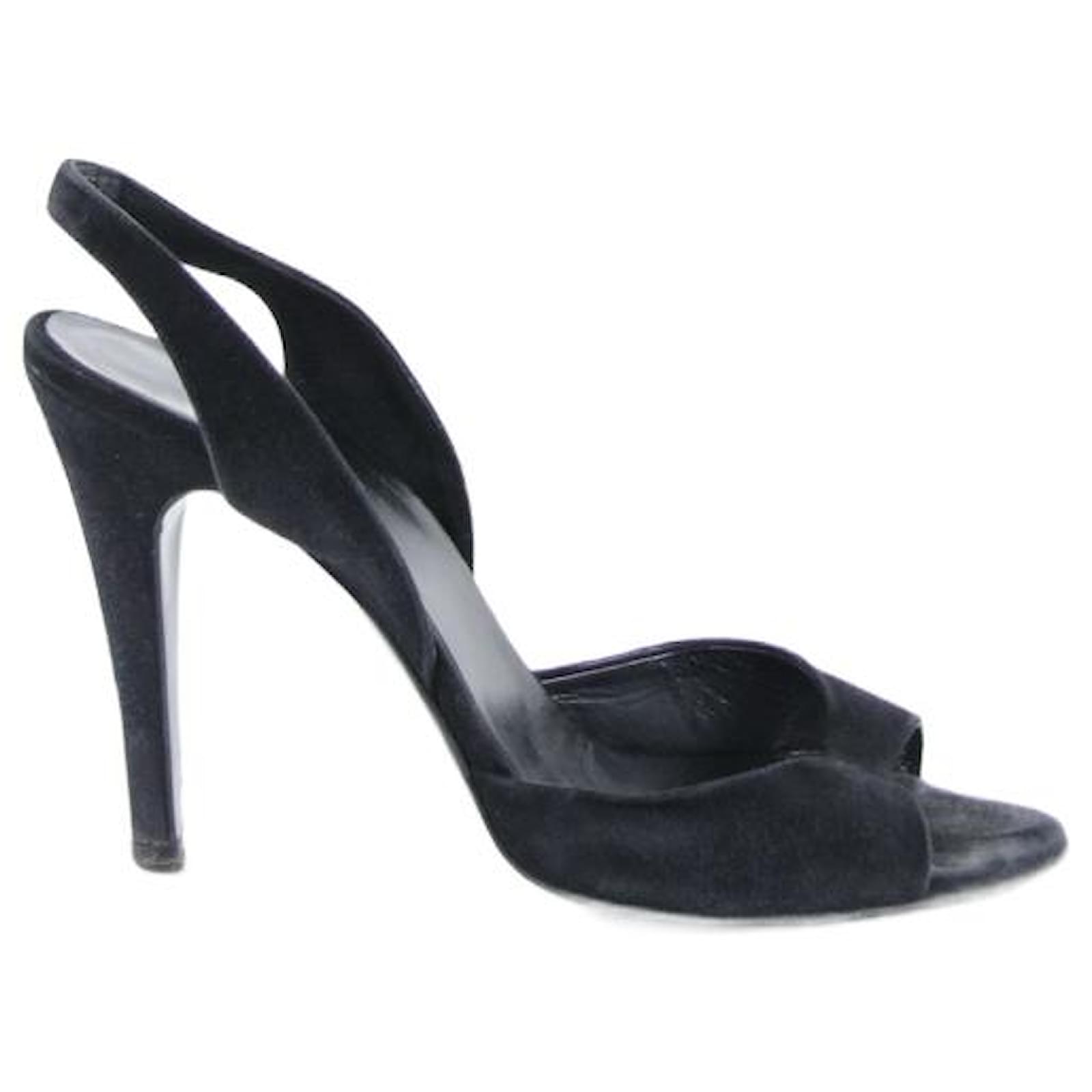 PIERRE HARDY sandals 36 Black Cloth ref.643392 - Joli Closet