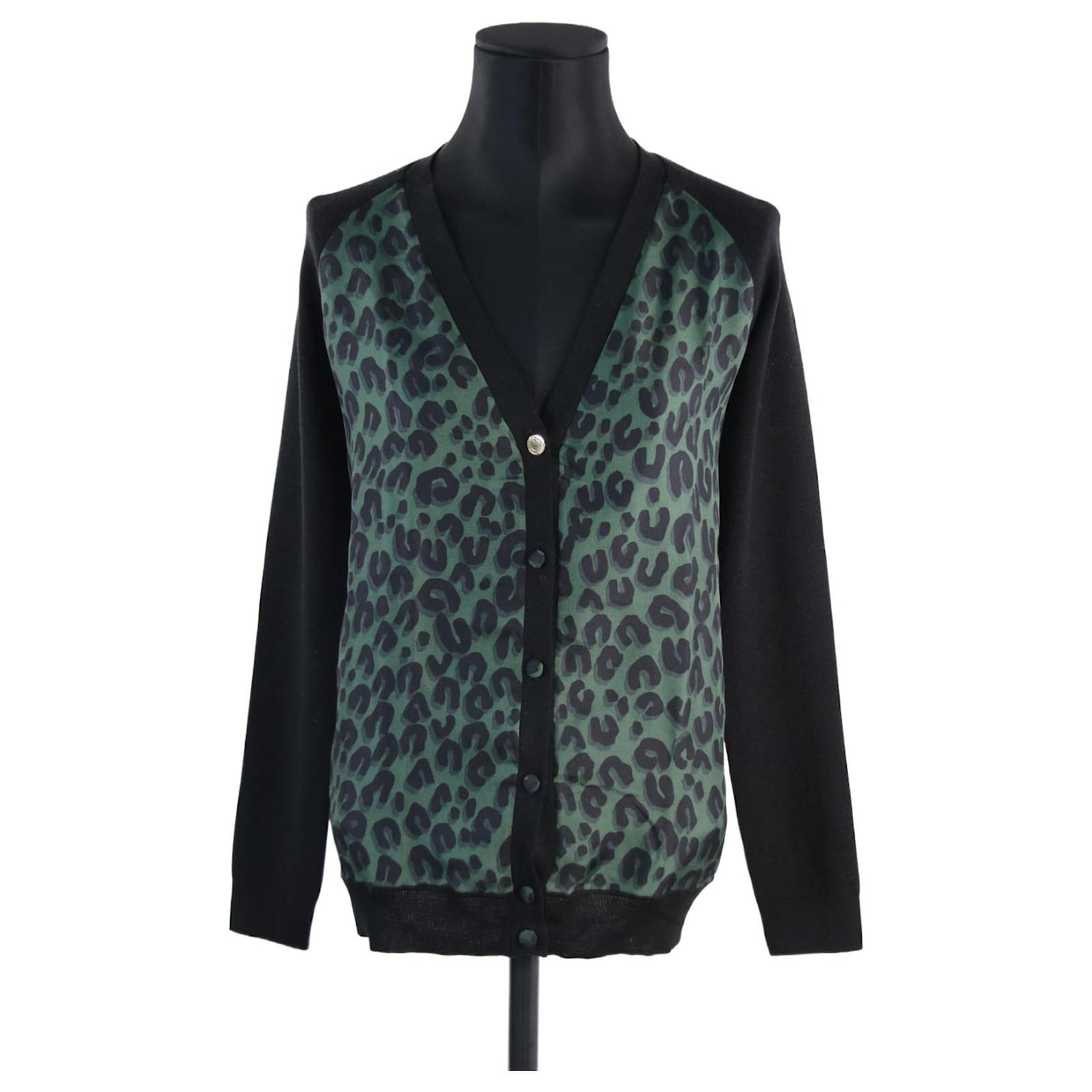 Louis Vuitton Womens Cardigans, Black, Xs