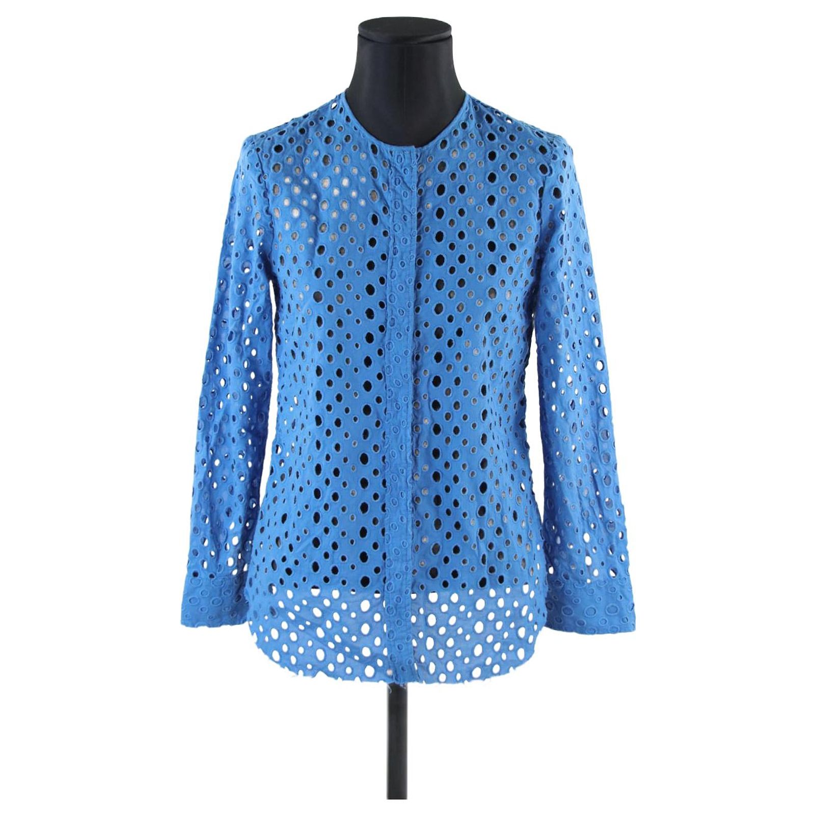 Top En Soie Isabel Marant Modèle UKEL - Bleu Pétrole Taille 2 (FR 38) - Neuf Sans Étiquette