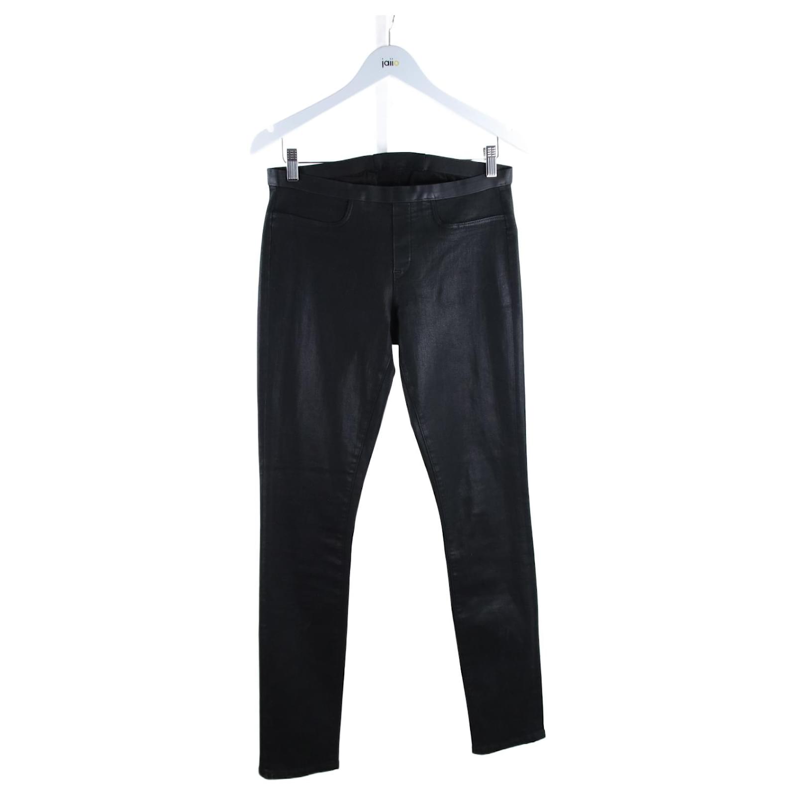 Helmut Lang Trousers 40 Black Cotton ref.643783 - Joli Closet