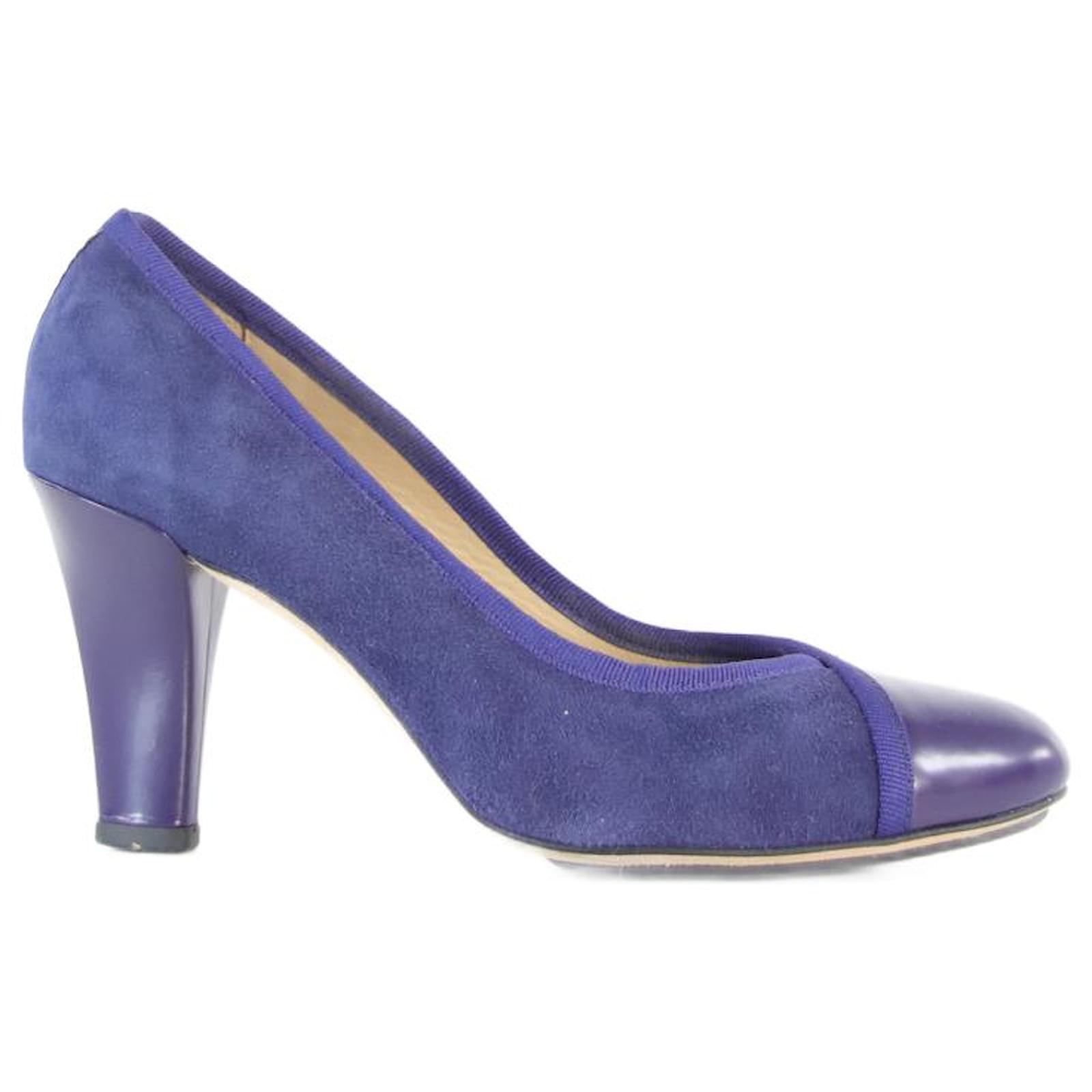 REPETTO Pumps 36 Purple Leather ref.643800 - Joli Closet