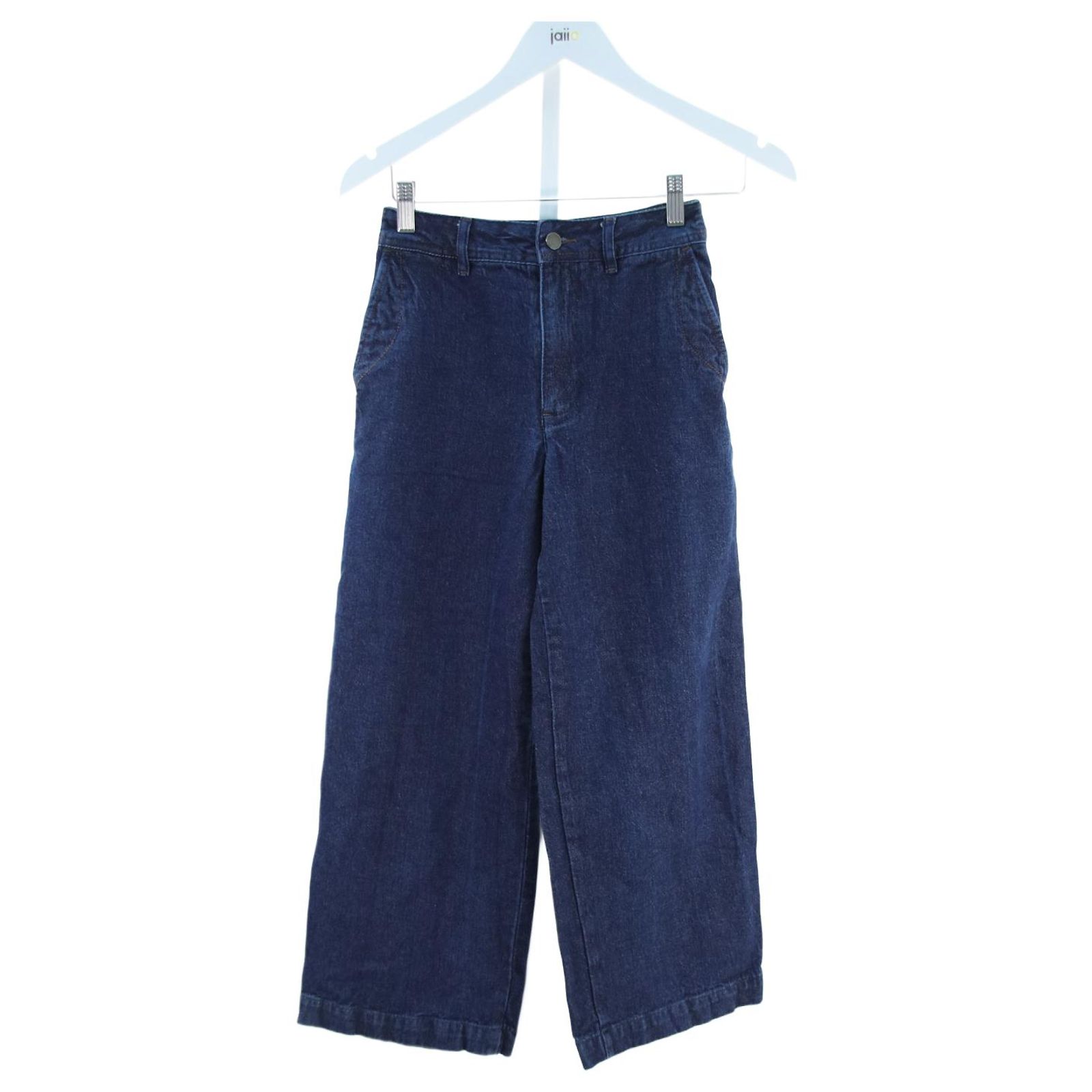 Jean Pour Fille Comptoir Des Cotonniers 2trax - Taille Enfant XL (33/34FR), Bleu Brut, Coupe Droite