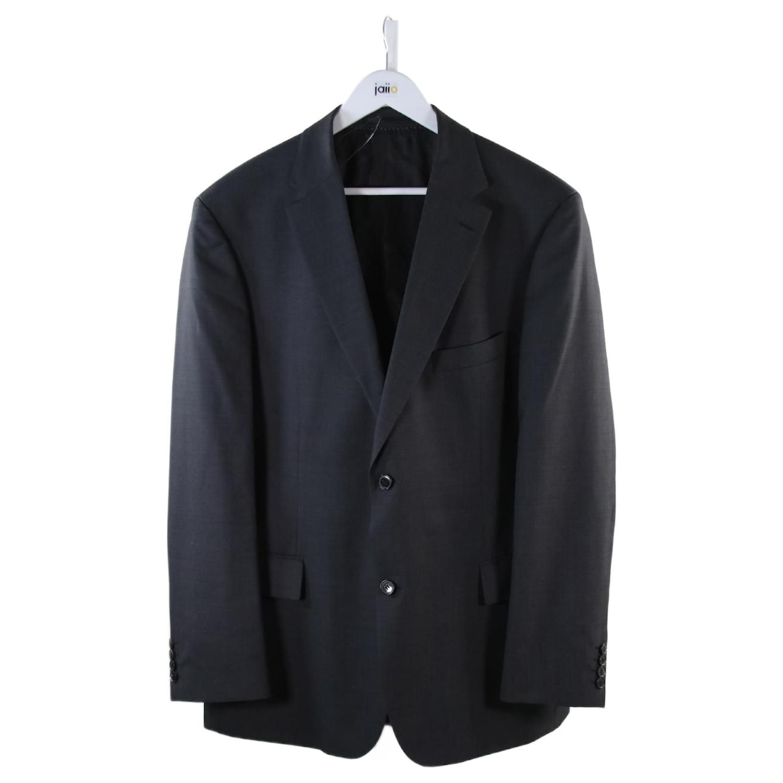 Hugo Boss XXXL Suit Grey Wool ref.645397 - Joli Closet