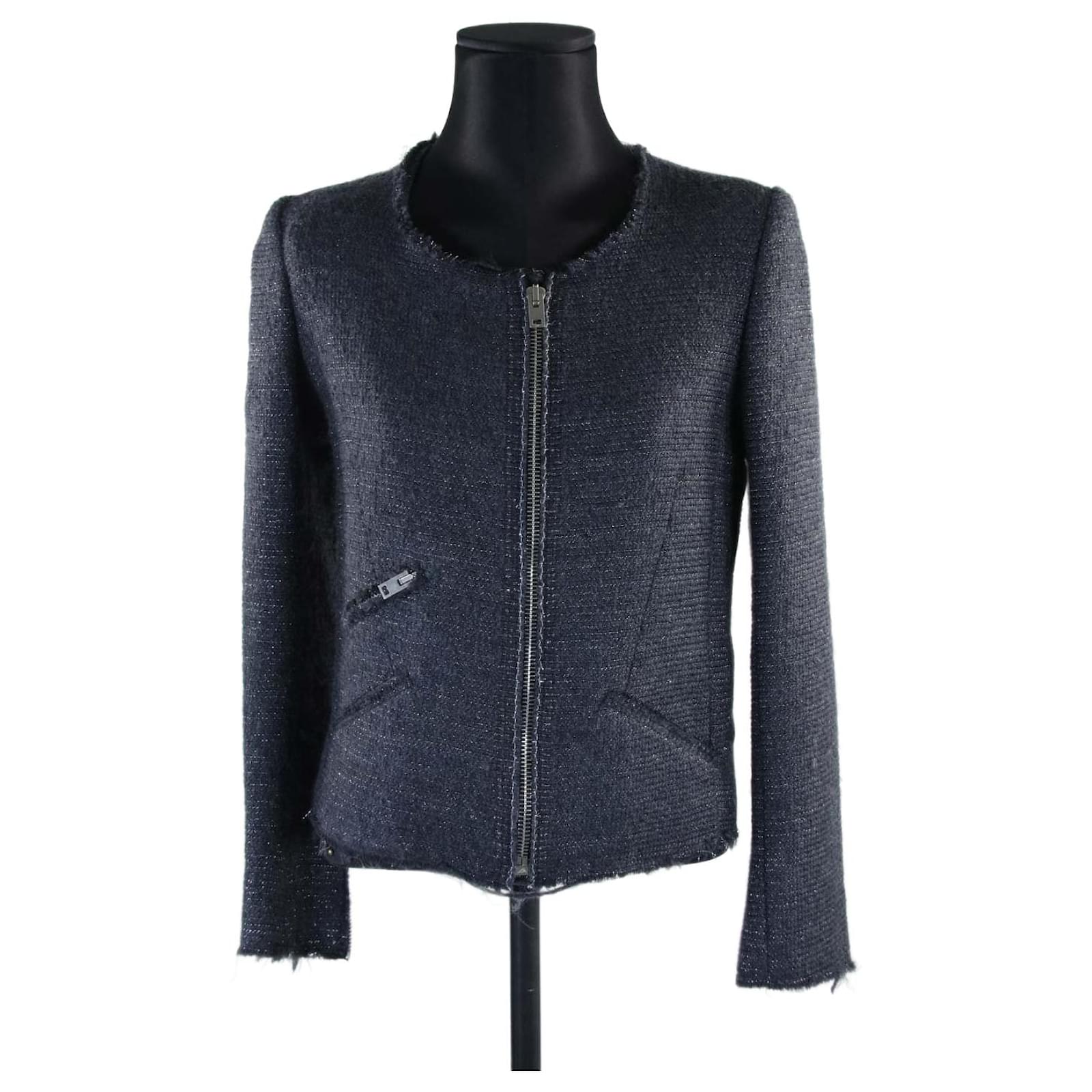 IRO jacket 2 Grey Wool ref.645576 - Joli Closet