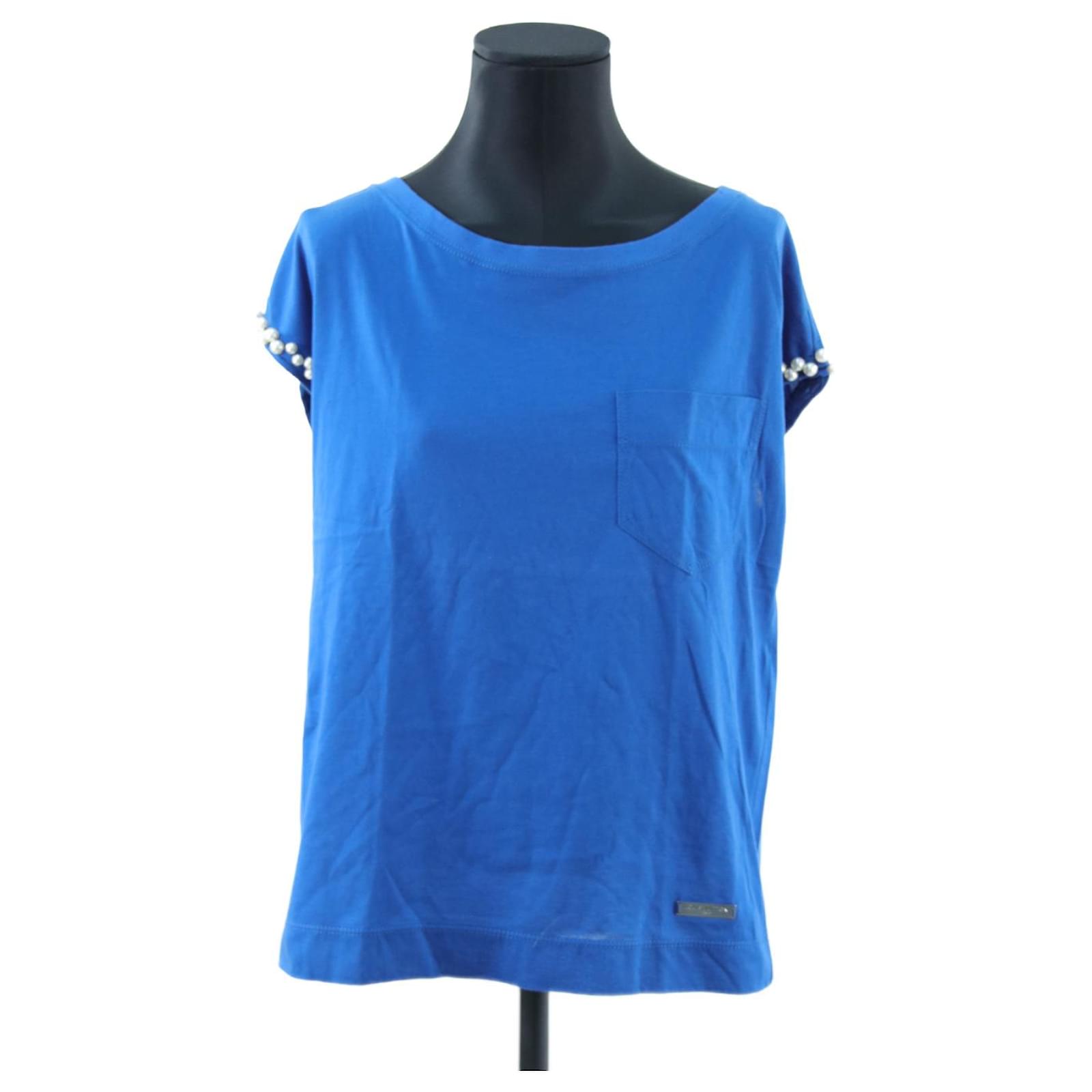 Louis Vuitton Tops Blue Cotton ref.808477 - Joli Closet