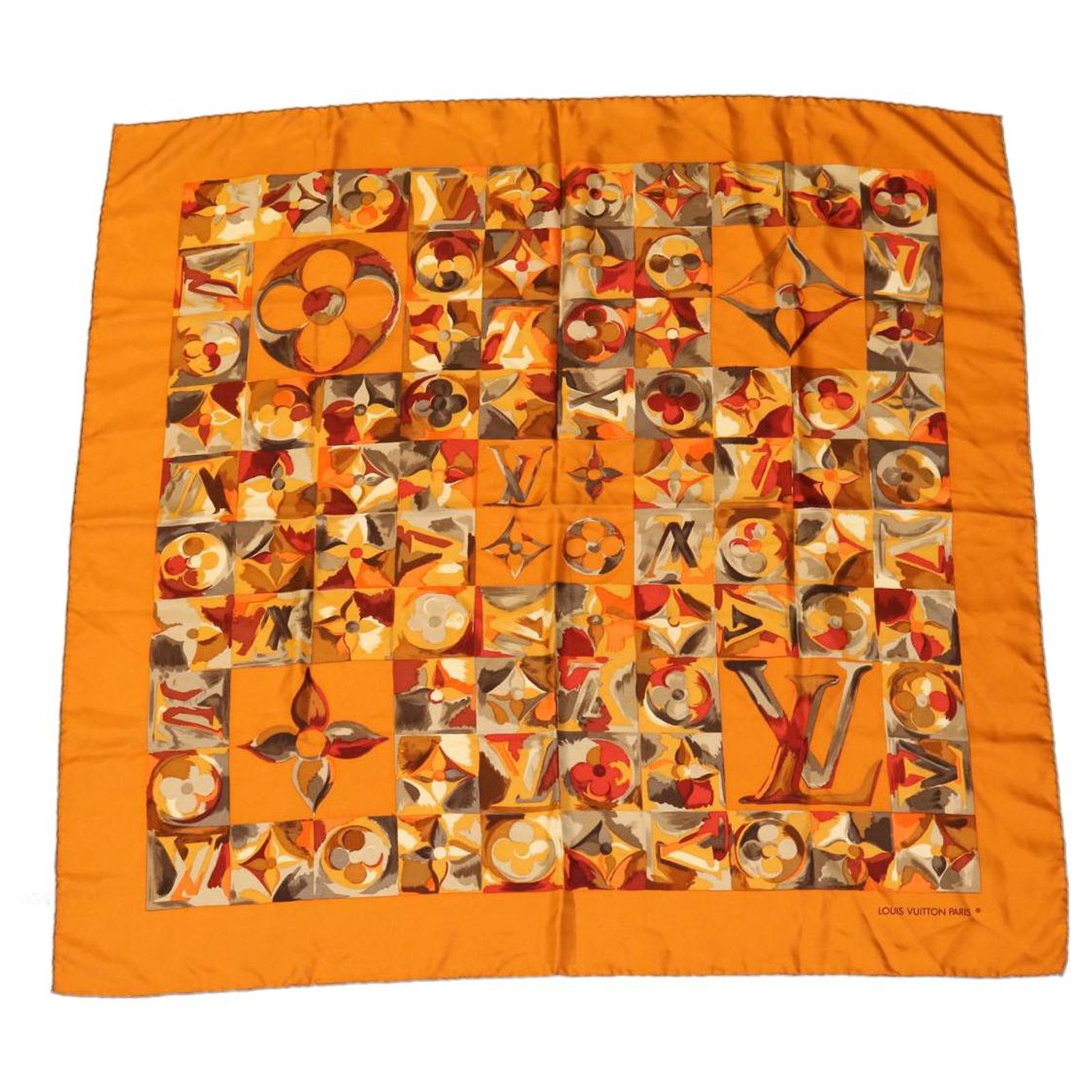 Louis Vuitton Orange Silk ref.648388 - Joli Closet
