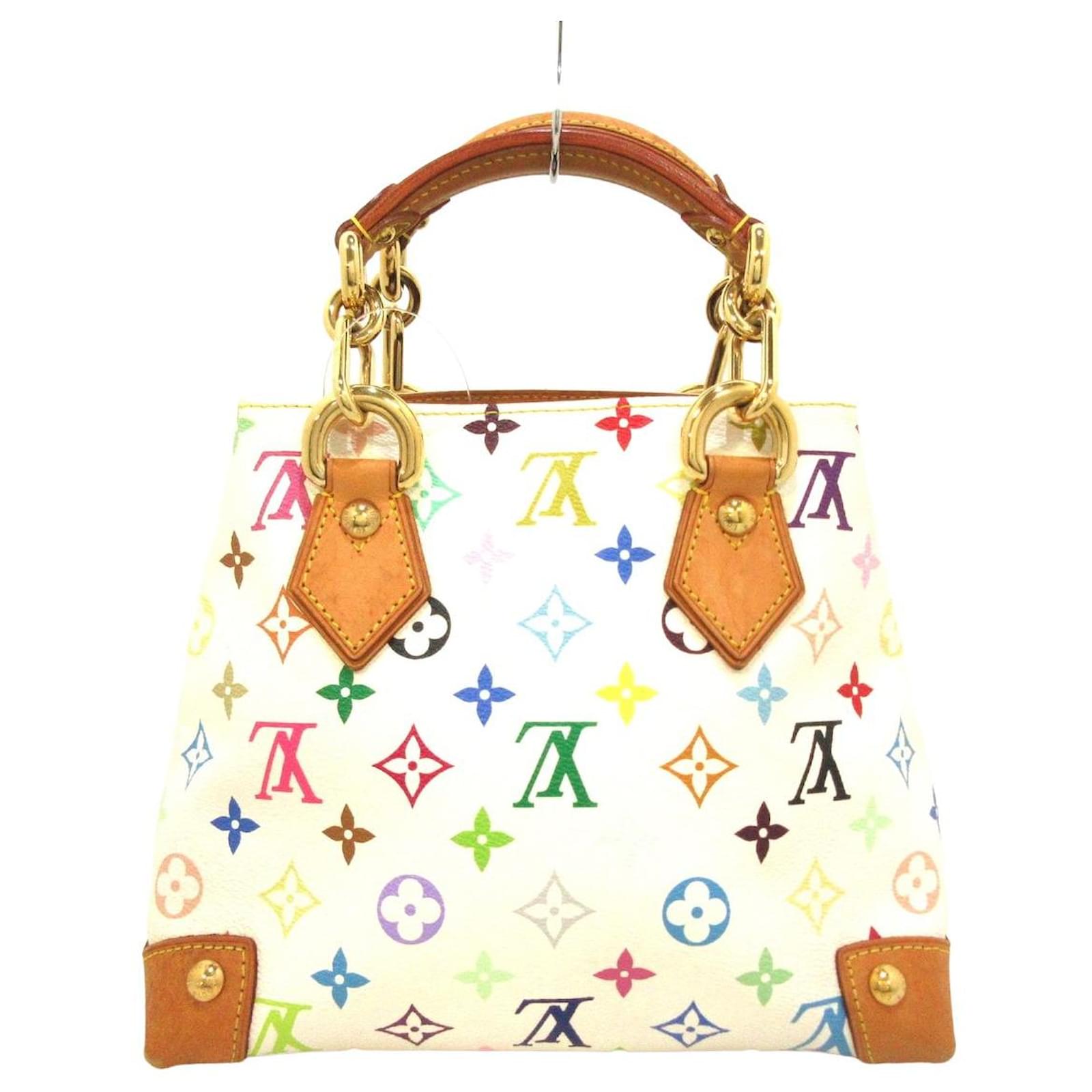 Audra cloth handbag Louis Vuitton White in Cloth - 31610962