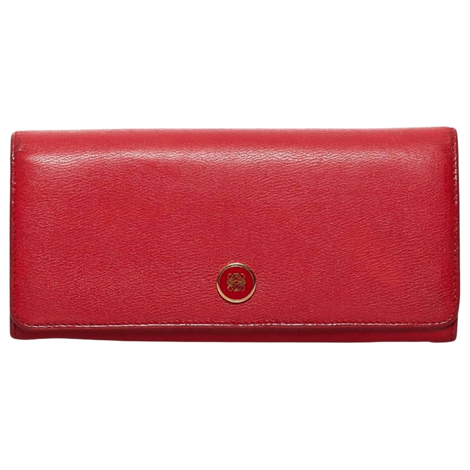 Loewe Red Leather ref.649473 - Joli Closet