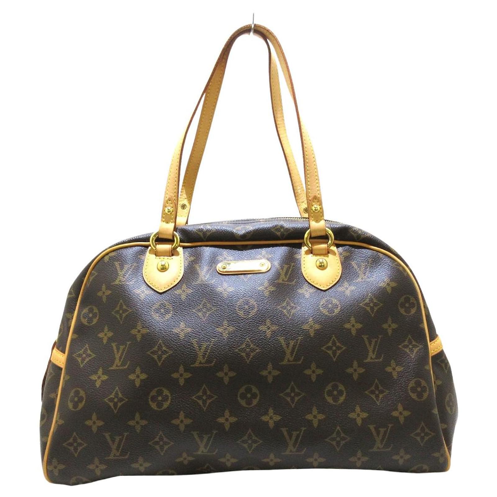 Louis Vuitton Brown Monogram Montorgueil PM Cloth ref.768754 - Joli Closet