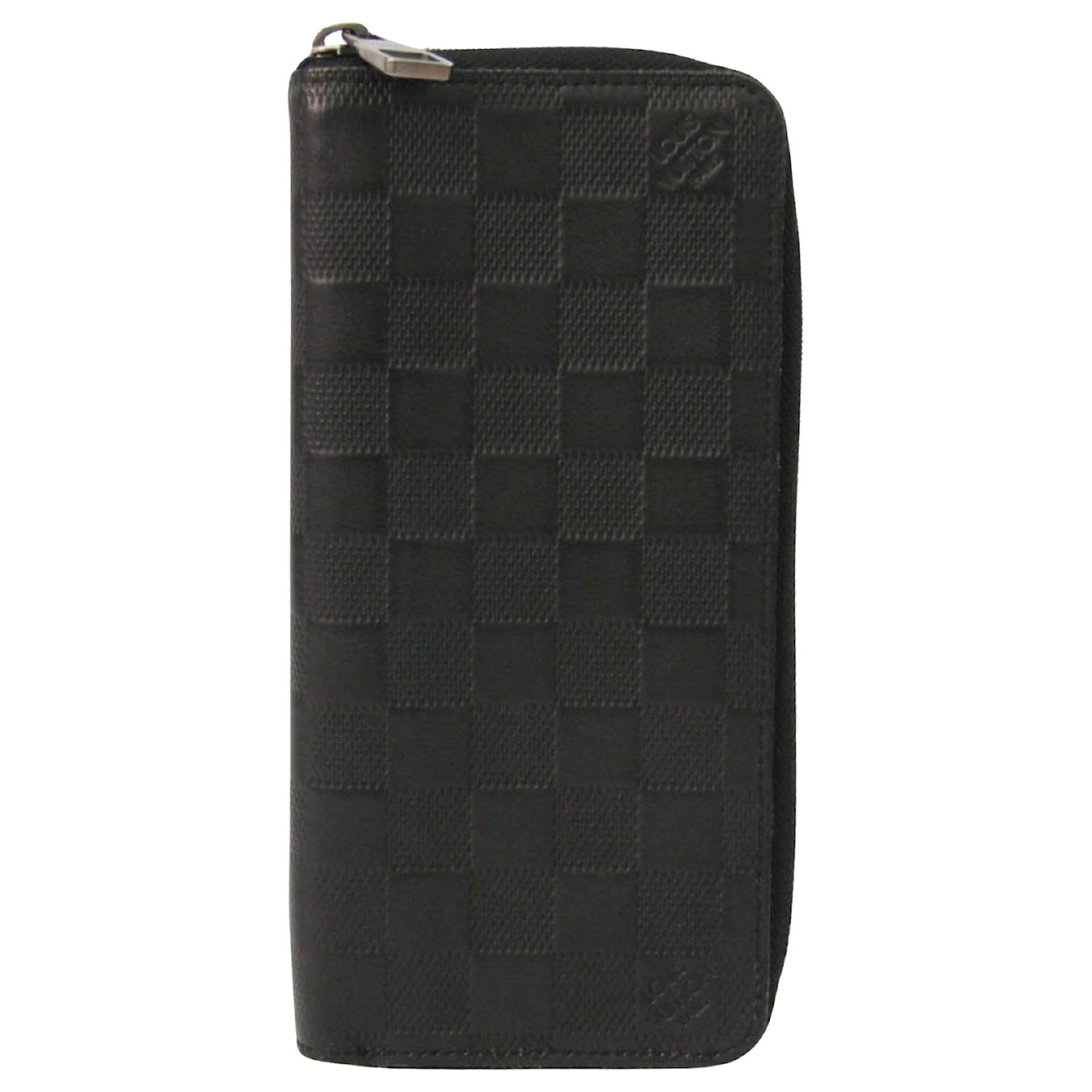 Louis Vuitton Zippy Wallet Vertical Black Cloth ref.893335 - Joli Closet