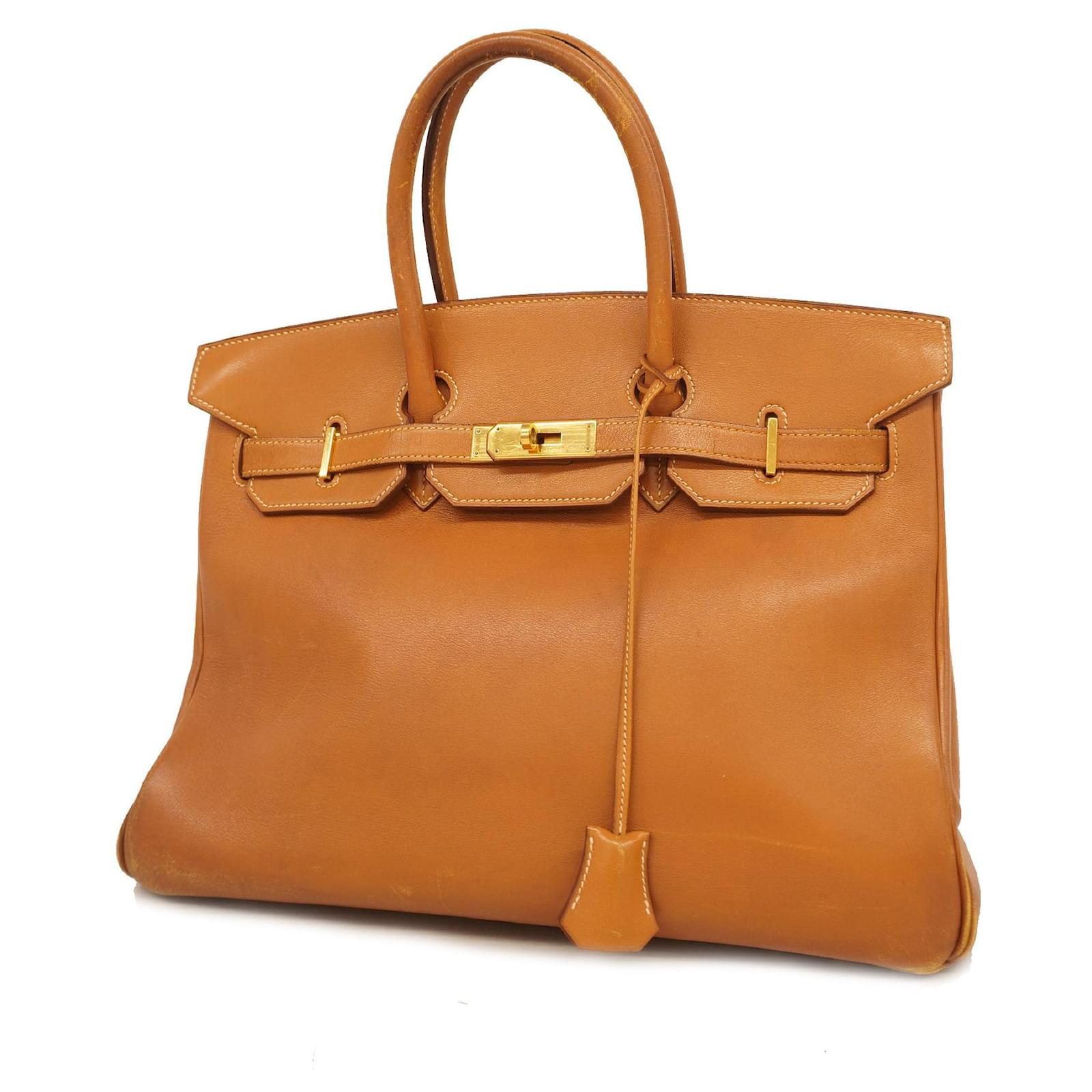 Hermès HERMES BIRKIN 35 Brown Leather ref.649934 Joli Closet