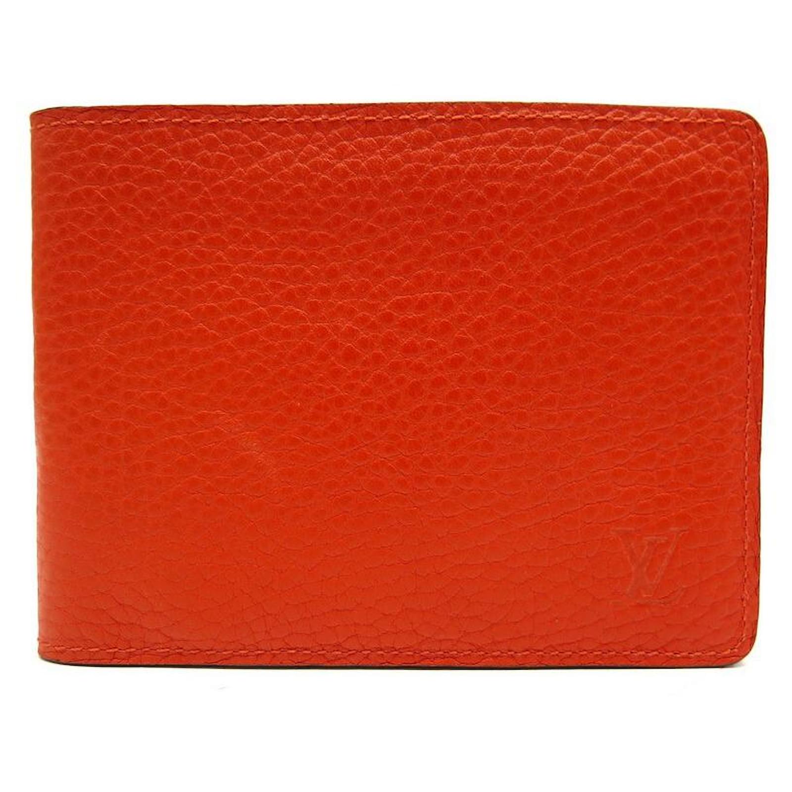 vuitton multiple wallet red