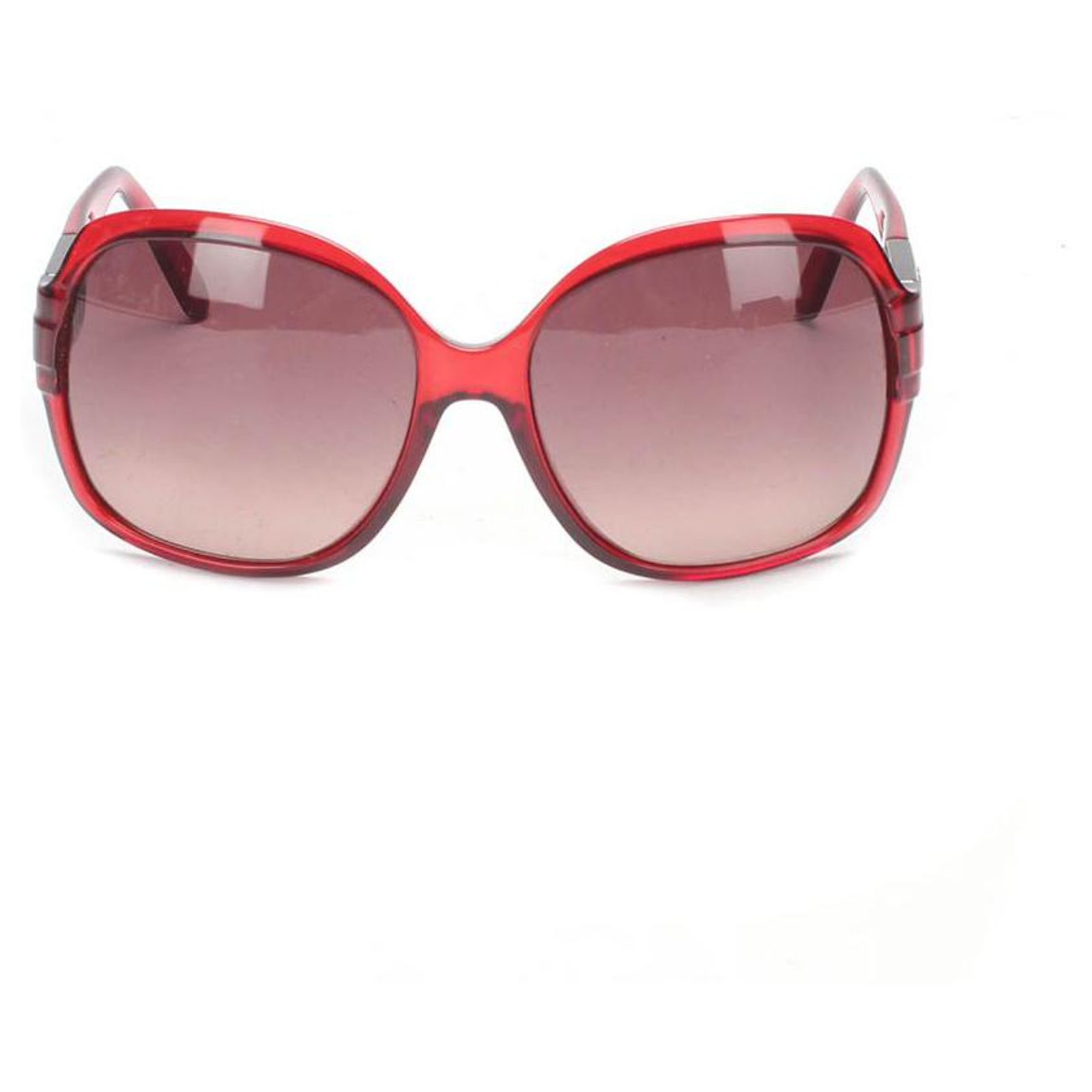 gucci GG Oversized Tinted Sunglasses red Metal ref.JC650261  display picture 2