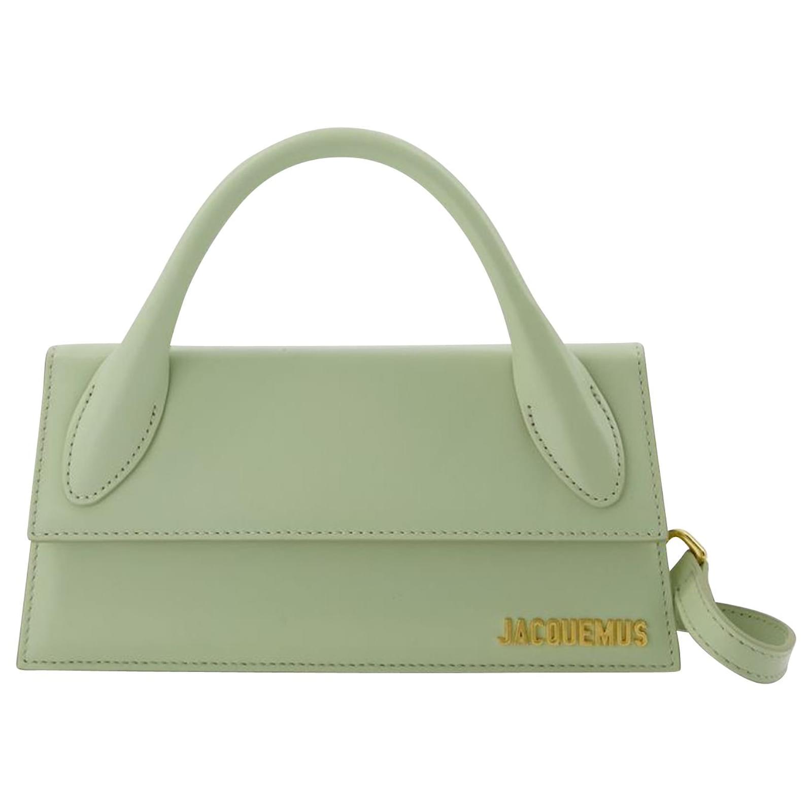 Jacquemus Sac Long Le Chiquito en Cuir Vert Joli Closet