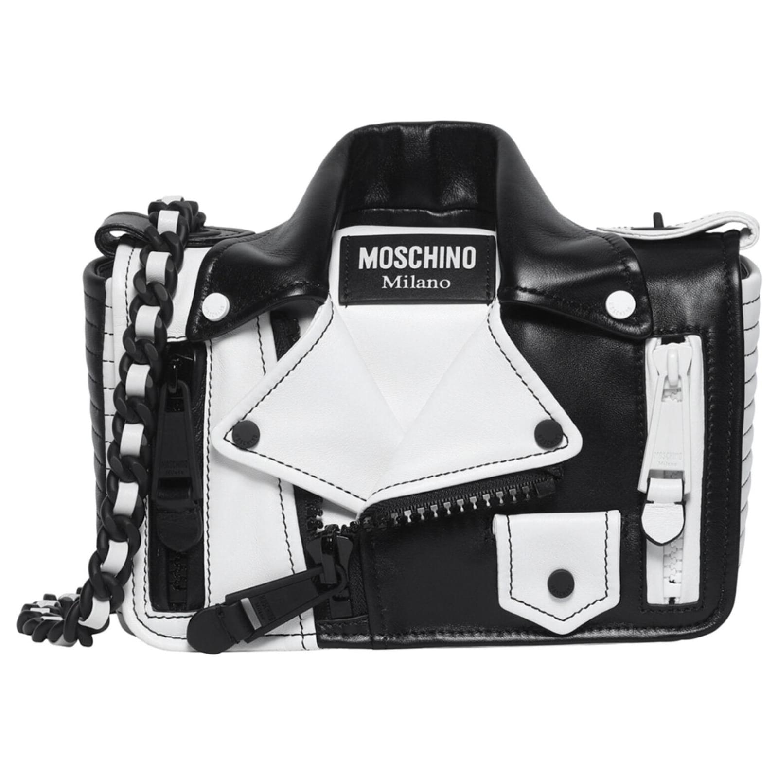 Moschino | Bags | Moschino Large Biker Leather Jacket Moto Crossbody Bag |  Poshmark