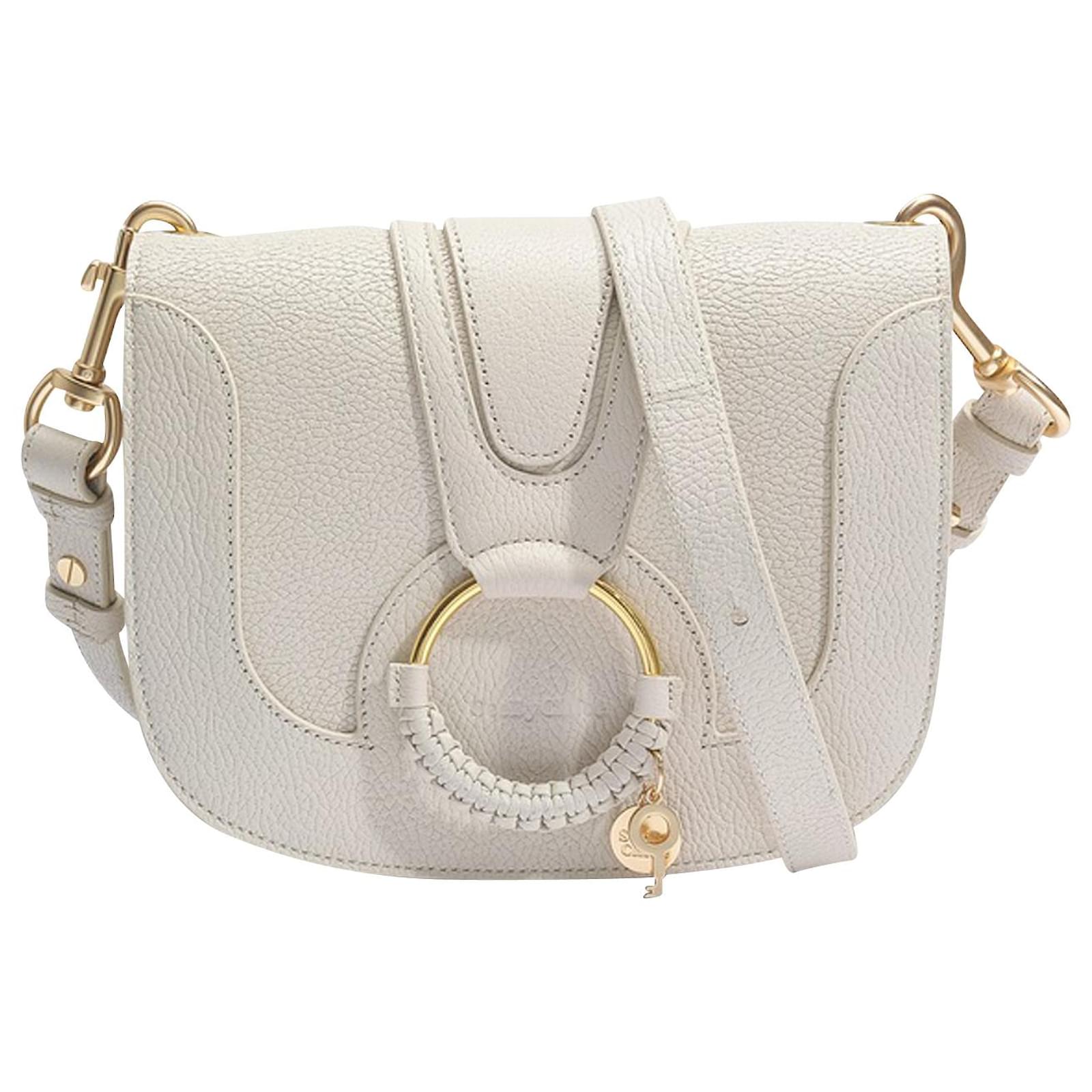 See by Chloé Hana Bag in Cement Beige Leather ref.651071 - Joli Closet