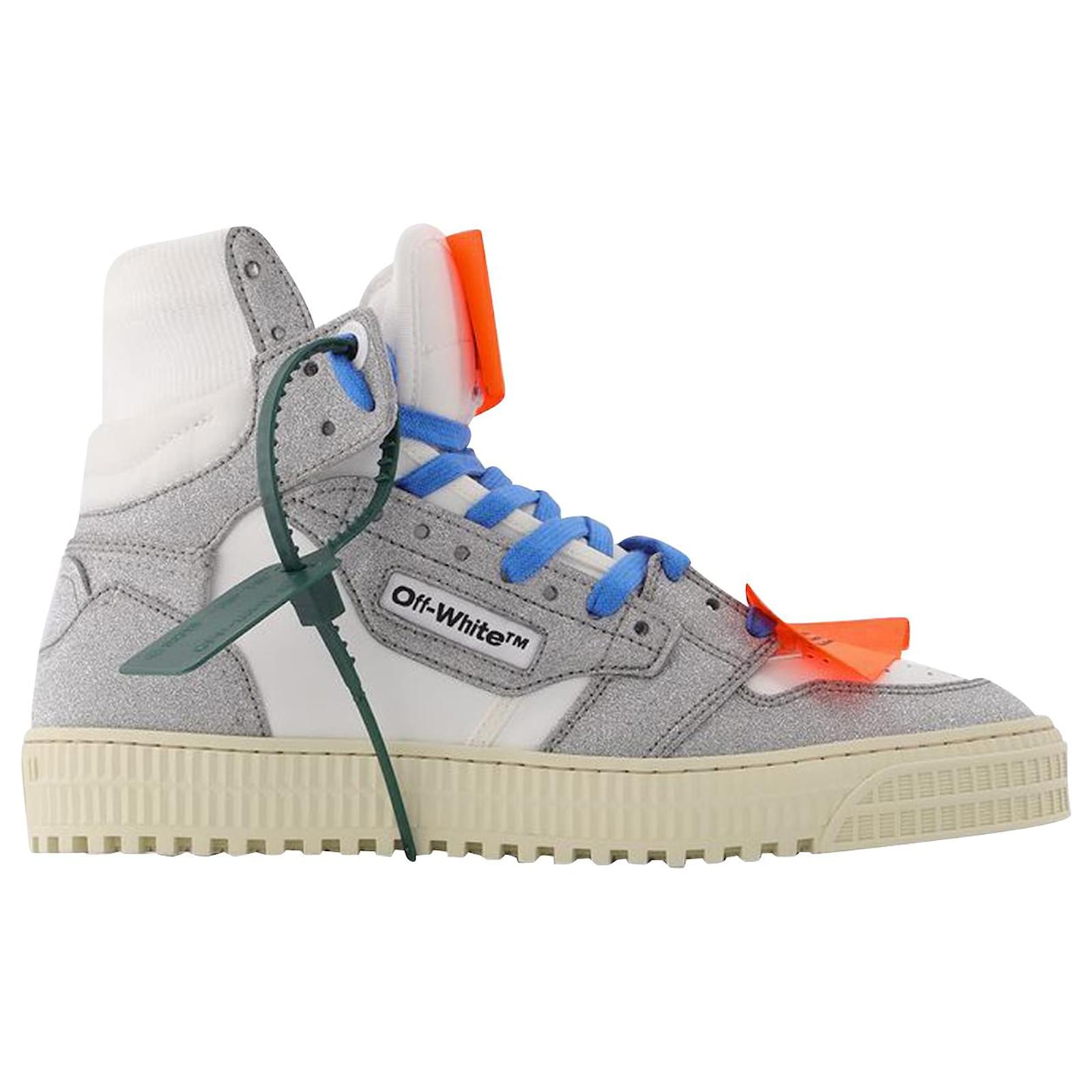 Off White Off Court 3.0 special Sneakers in Glitter/White Leather Grey ...