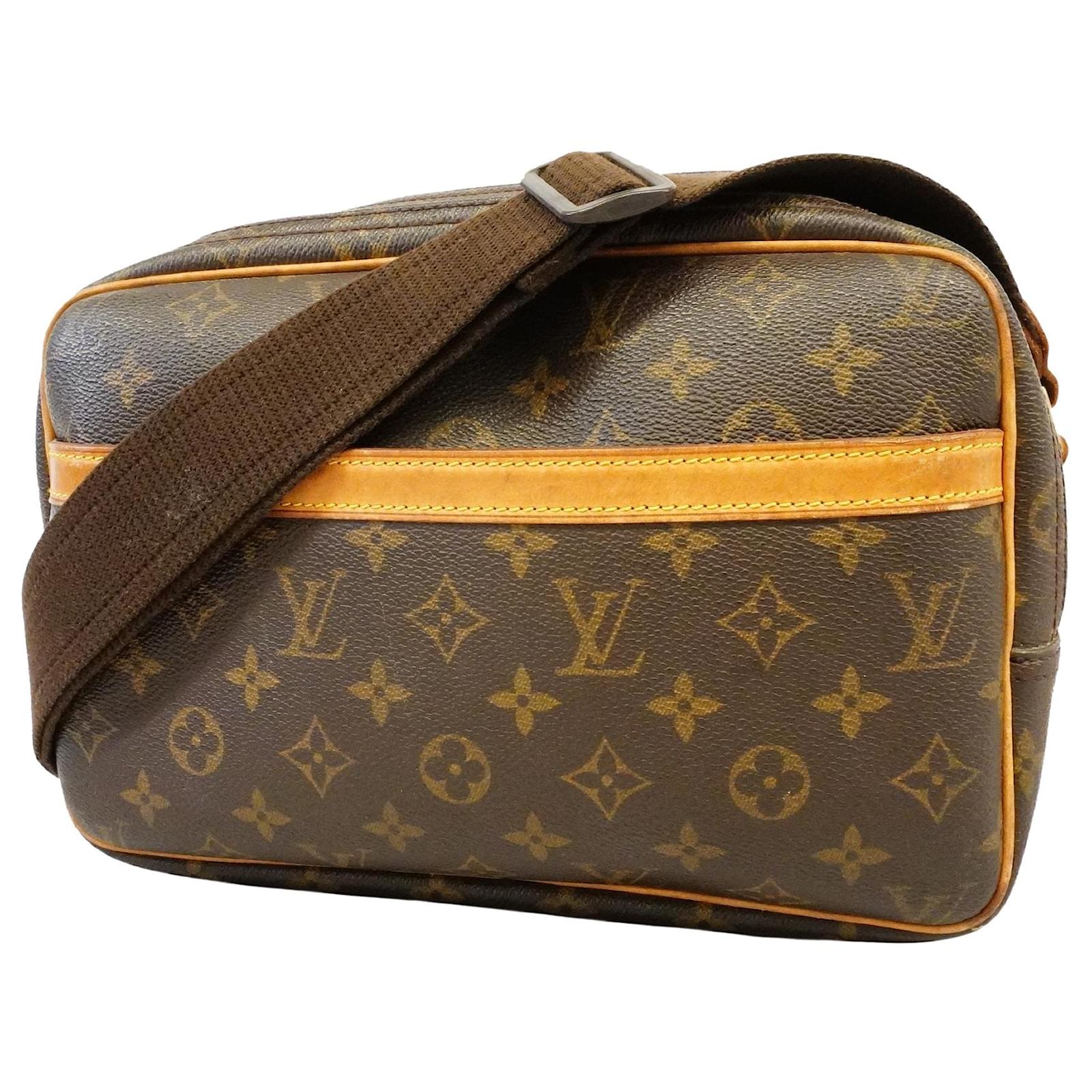 Louis Vuitton Reporter PM Brown Cloth ref.651484 - Joli Closet