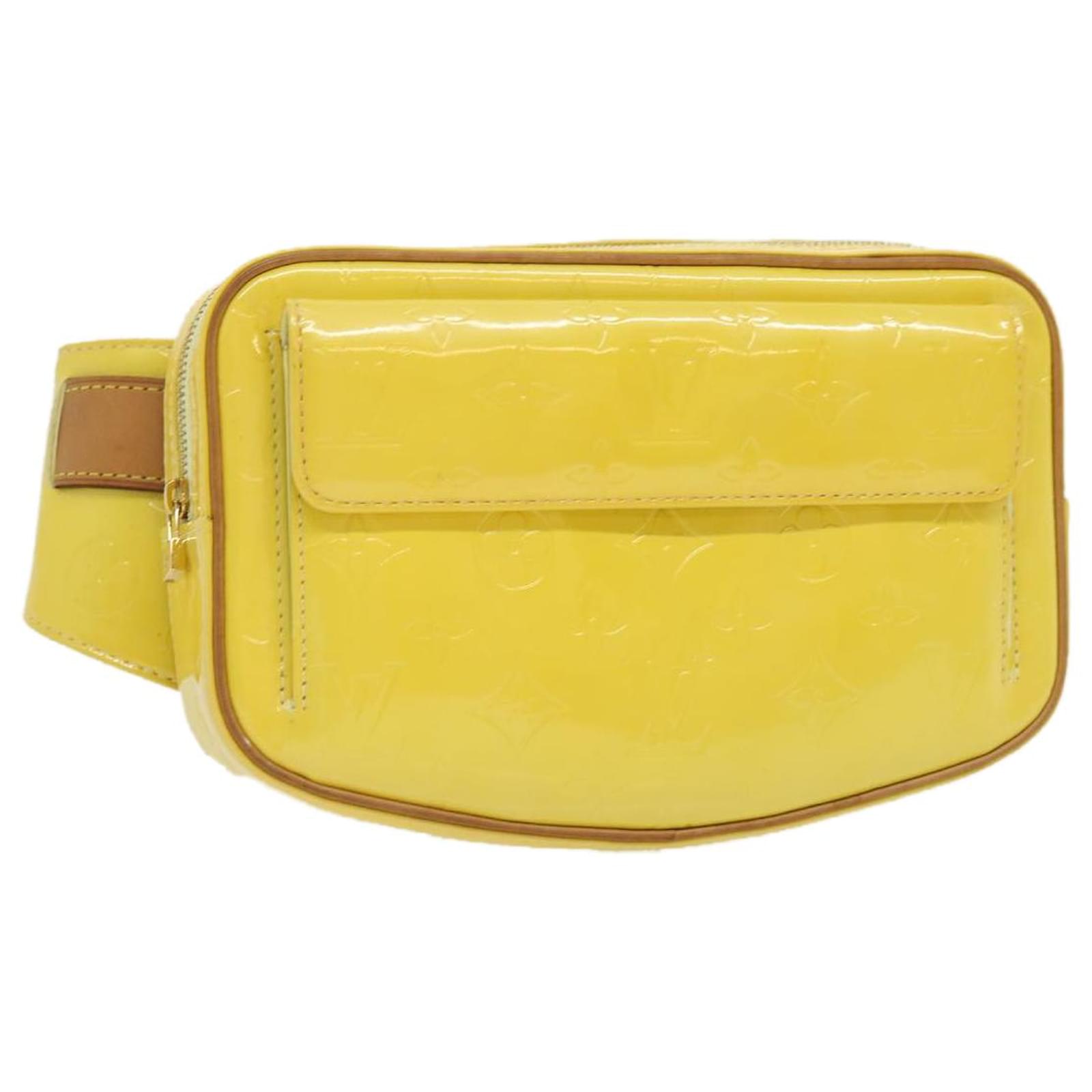Louis Vuitton Vernis Fulton Waist Bag - Yellow Waist Bags