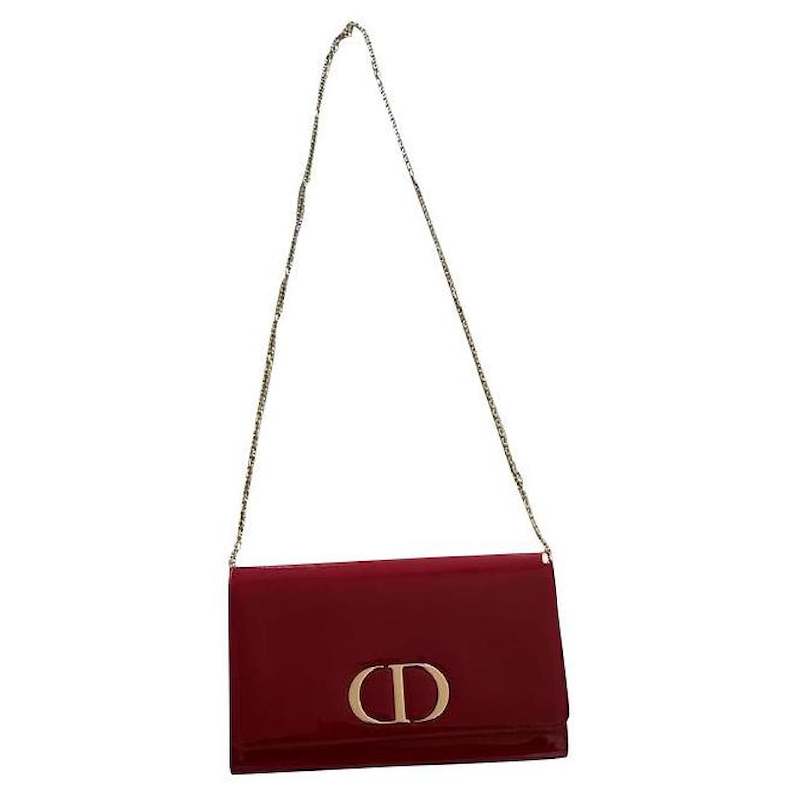 Christian Dior Clutch Taschen Rot Lackleder Ref 651929 Joli Closet