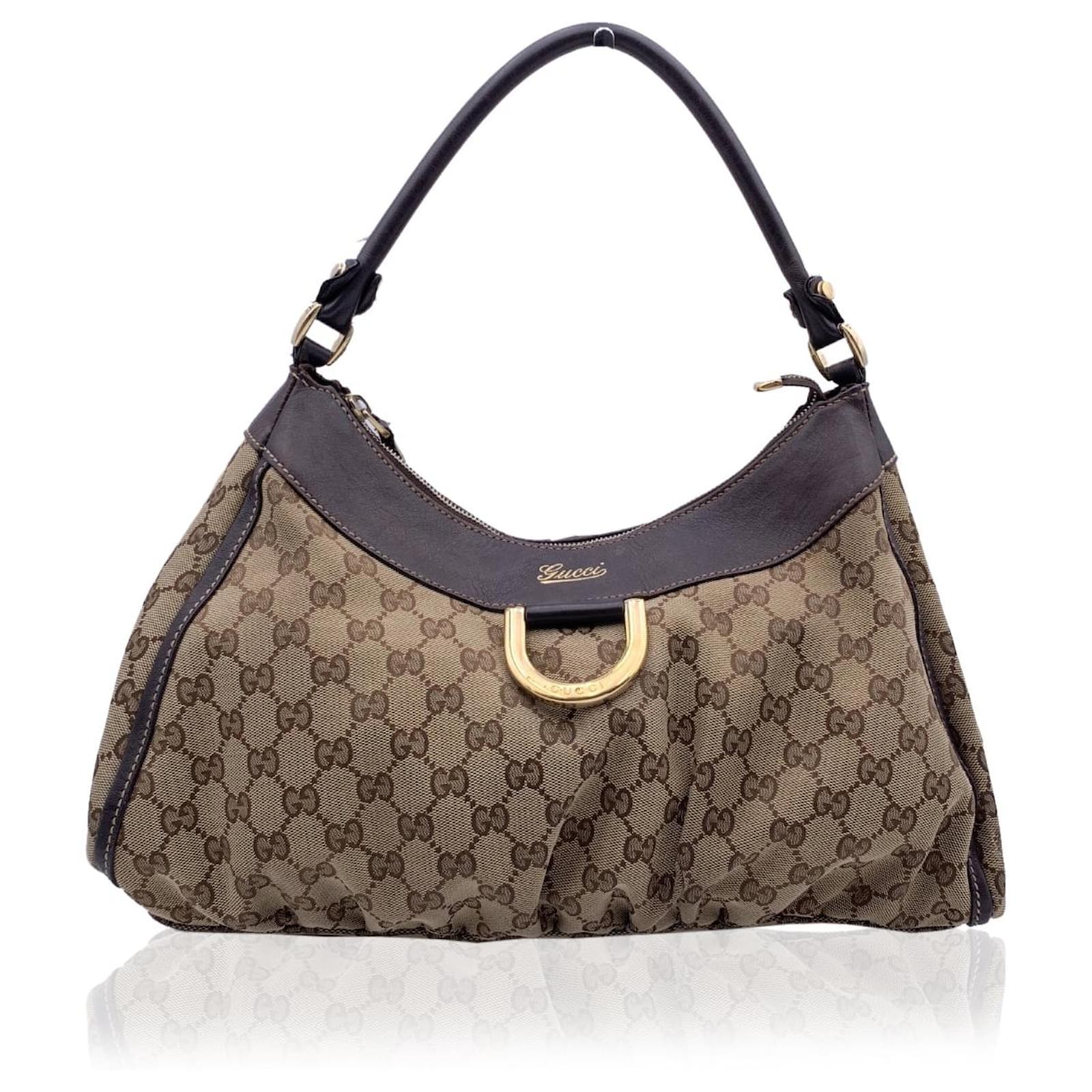 Gucci Abbey Monogram D-Ring Hobo Gucci