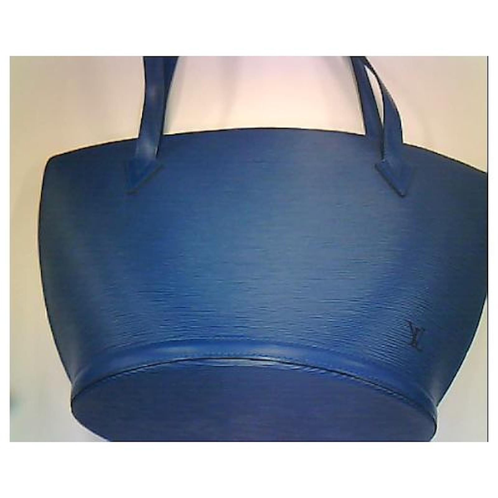 Louis Vuitton Blue Epi Saint Jacques GM Long Strap Leather ref