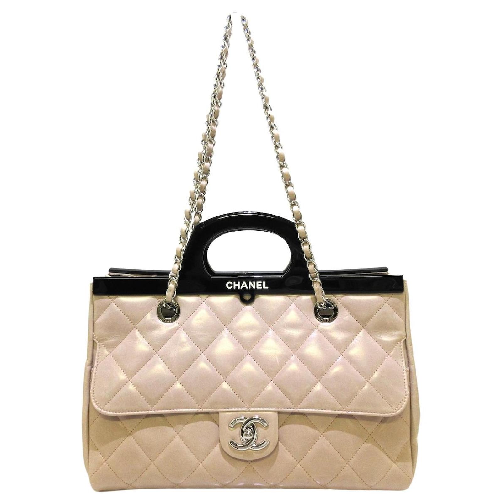 Chanel Delivery Beige Leather ref.652292 - Joli Closet