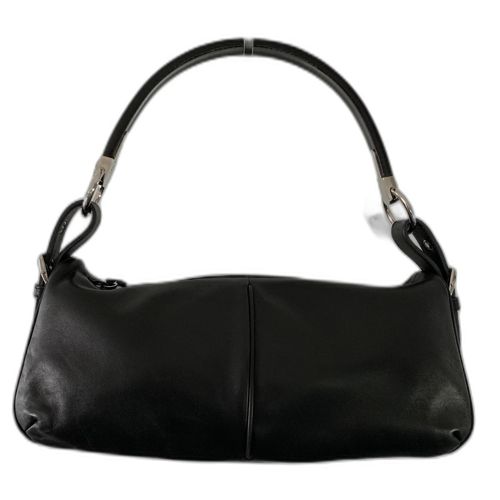 Leather satchel Sergio Rossi Black in Leather - 40368497