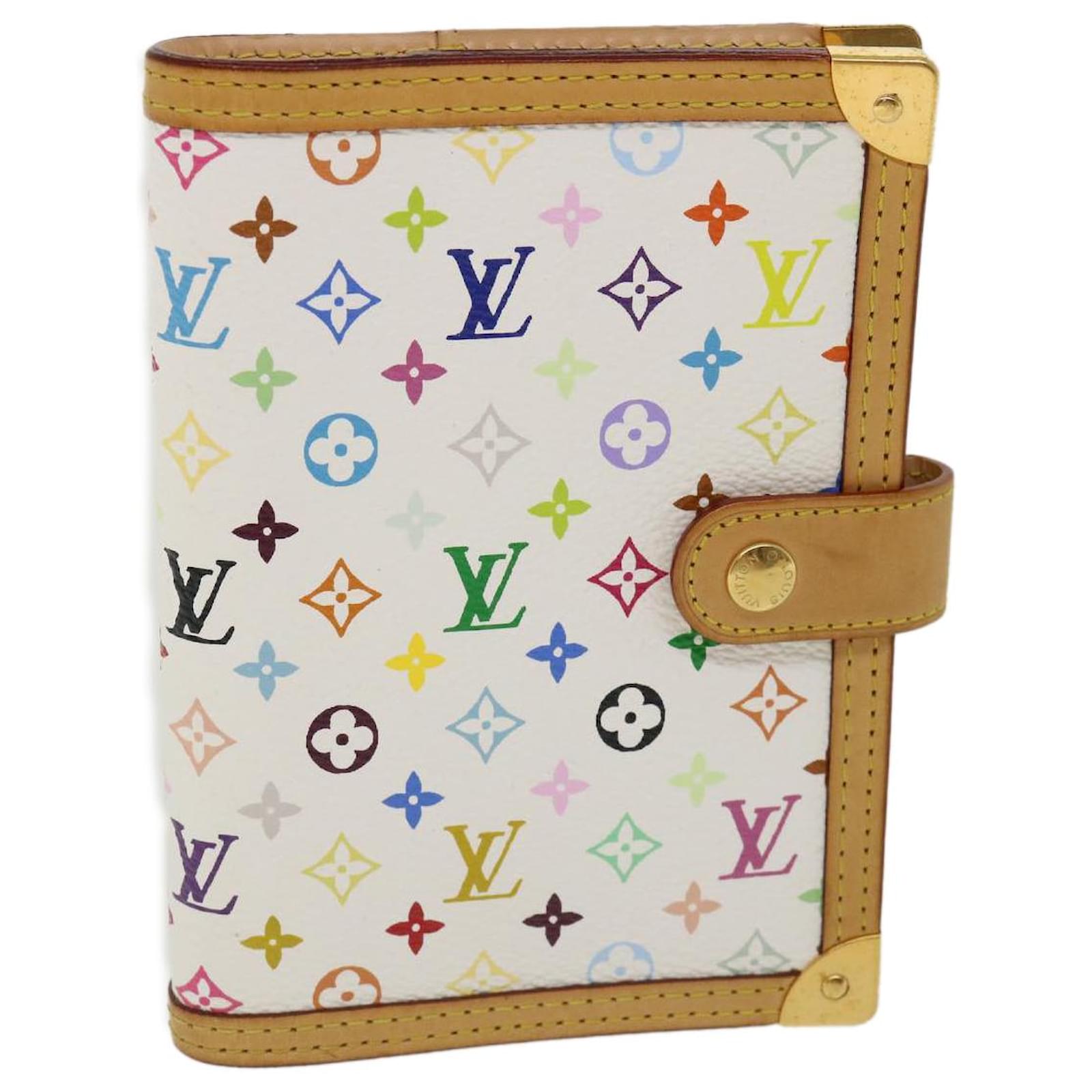 LOUIS VUITTON Monogram Agenda PM Day Planner Cover R20005 LV Auth 34010