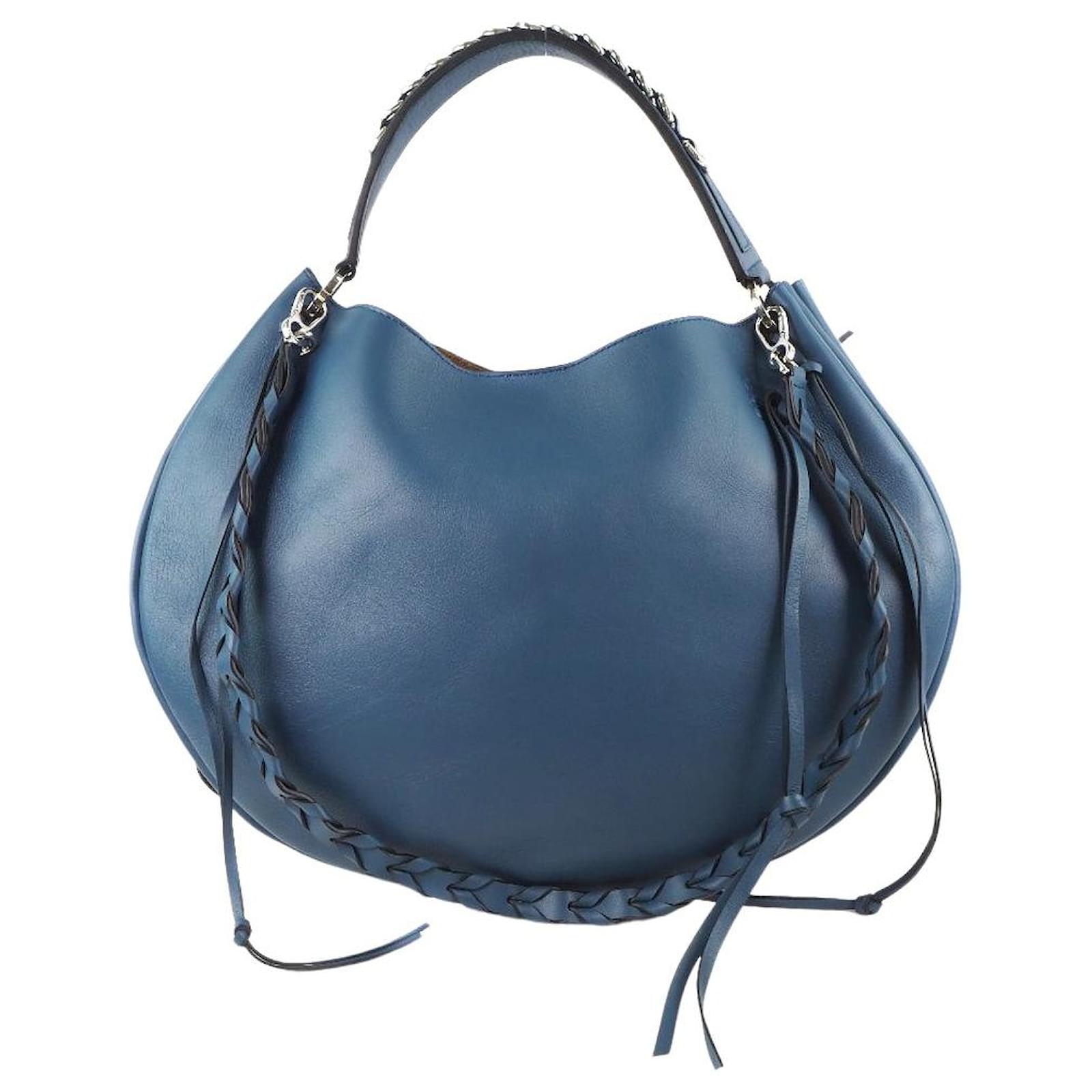 Loewe Fortune Hobo Marineblau Kalbähnliches Kalb ref.653286 - Joli Closet