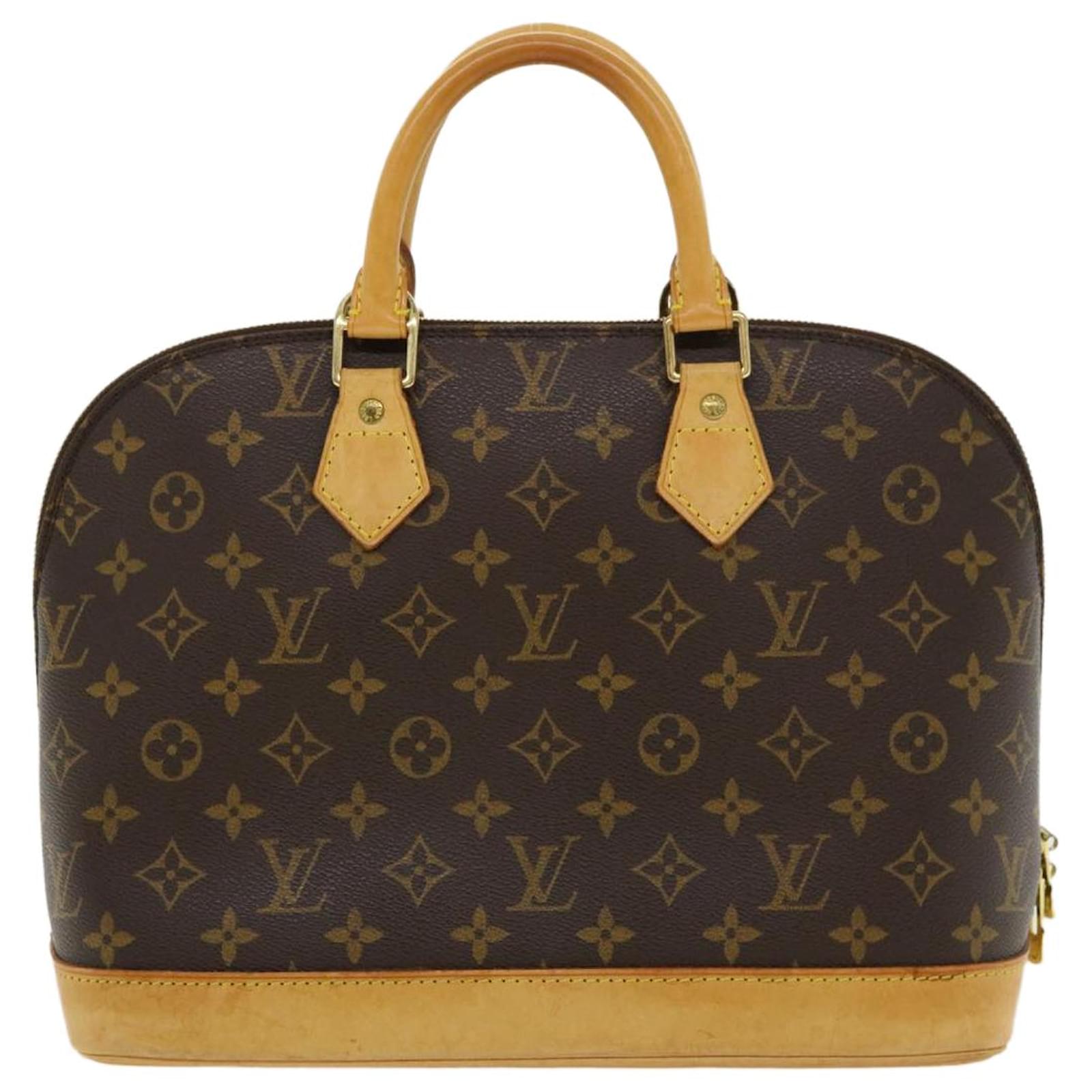 Louis Vuitton Alma Brown Cloth ref.653412 - Joli Closet