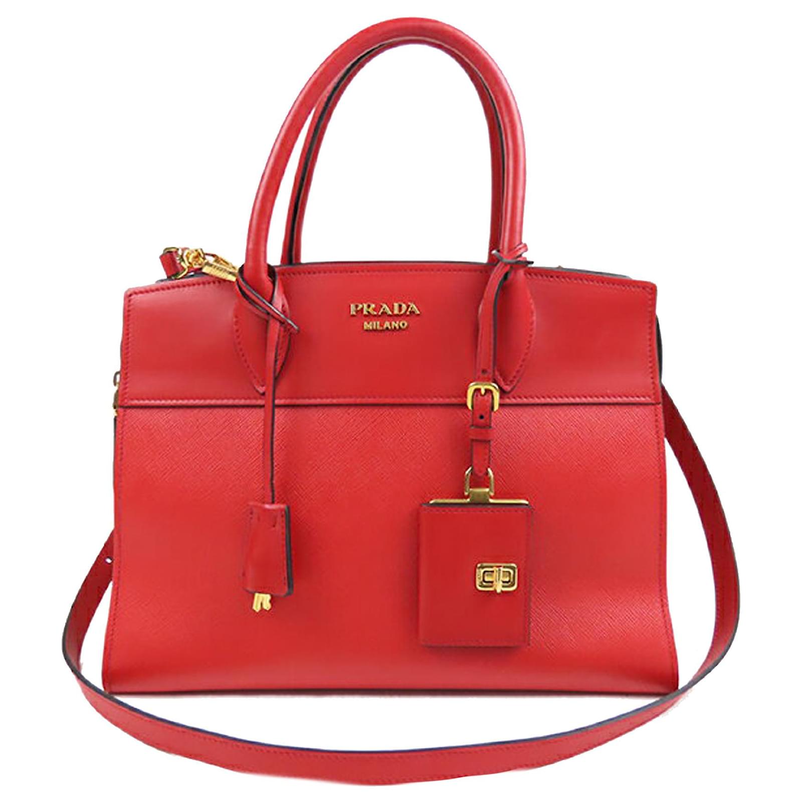 Borsa prada esplanade in on sale pelle