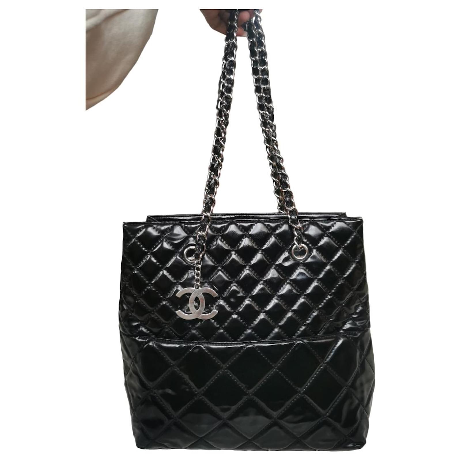 Black patent leather tote bag  Chanel: Handbags and Accessories